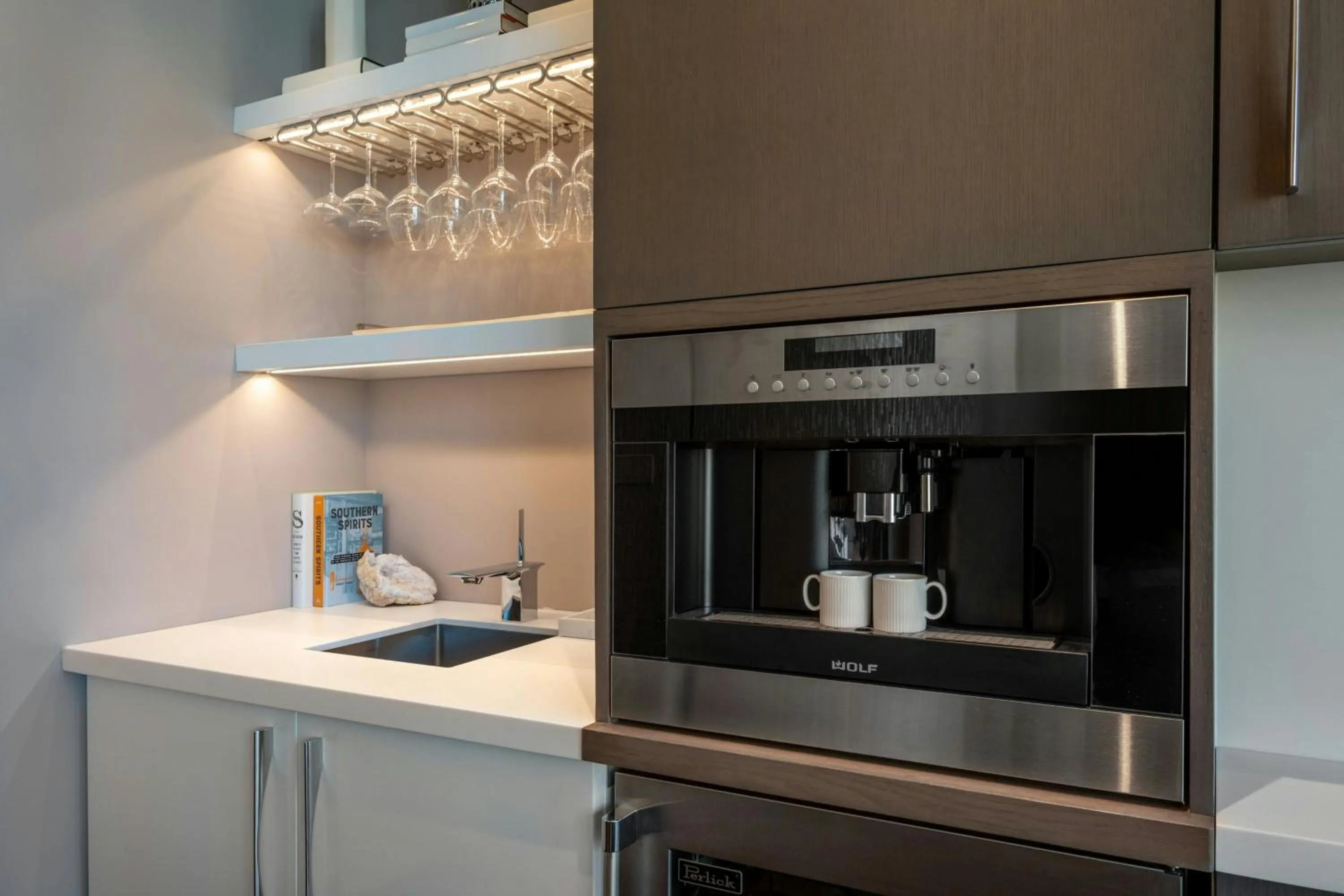 Kitchen or kitchenette in AC Hotel by Marriott Charlotte City Center