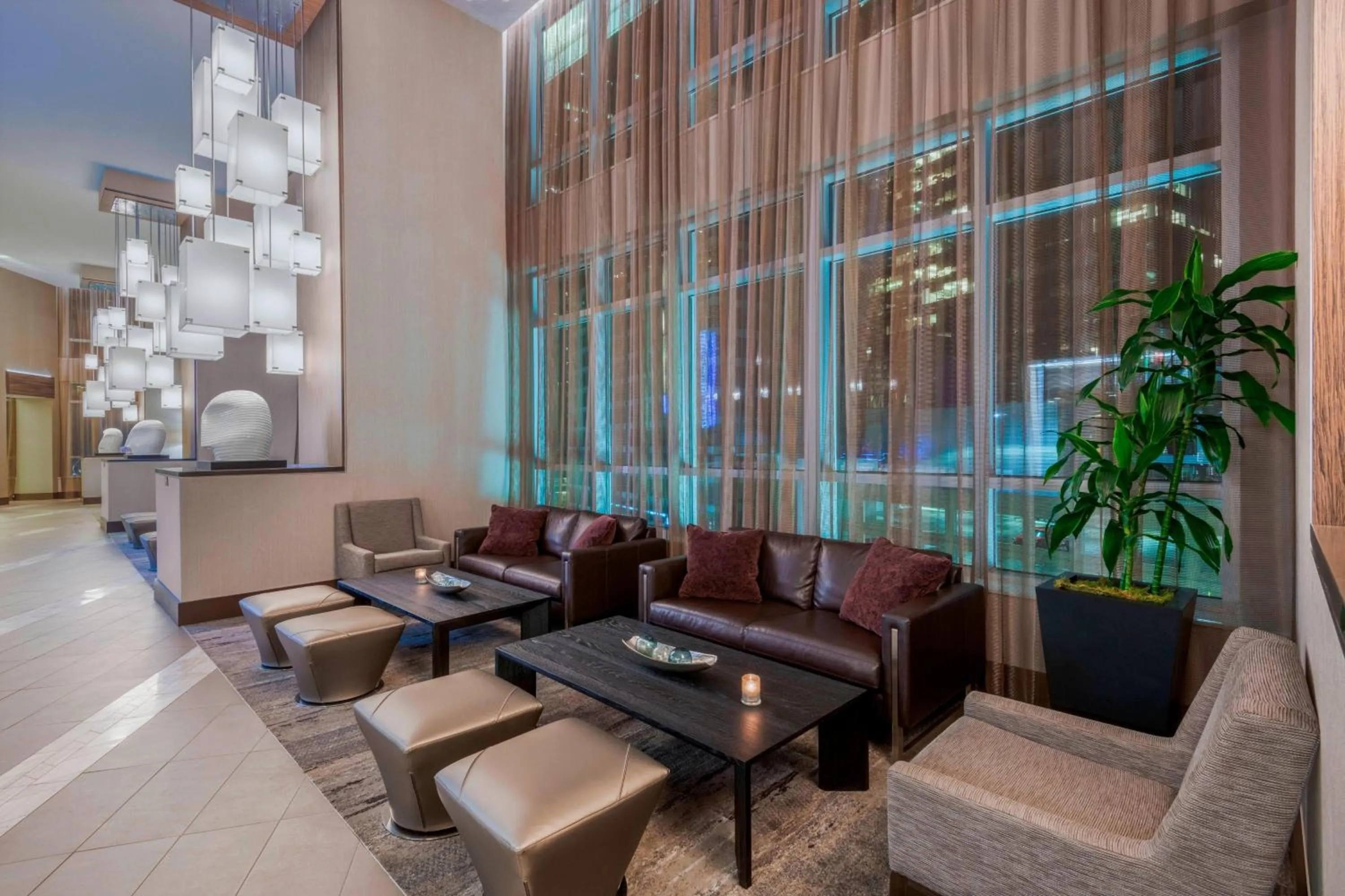 Lounge or bar in AC Hotel by Marriott Charlotte City Center