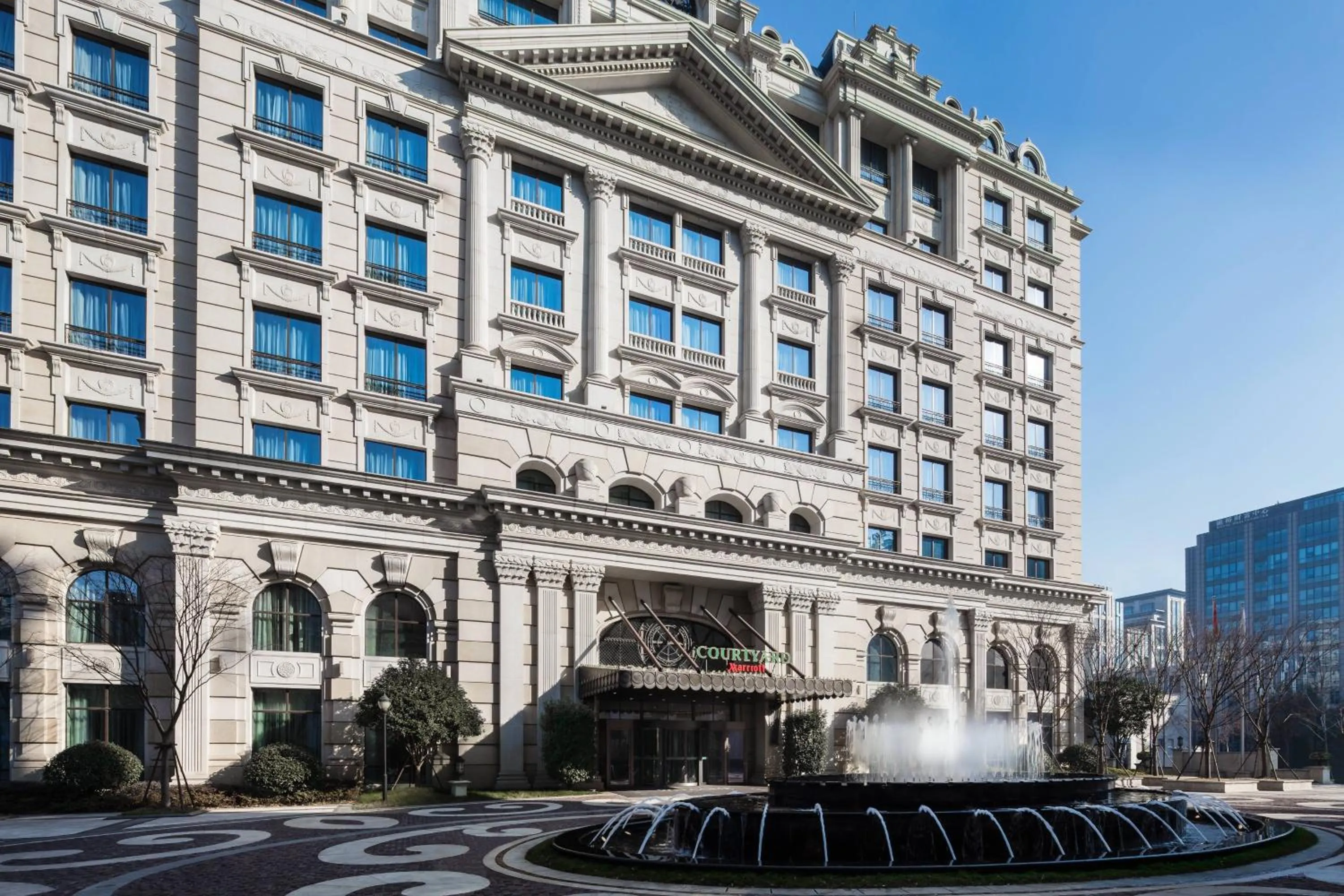 Property building in Courtyard by Marriott Shanghai Changfeng Park