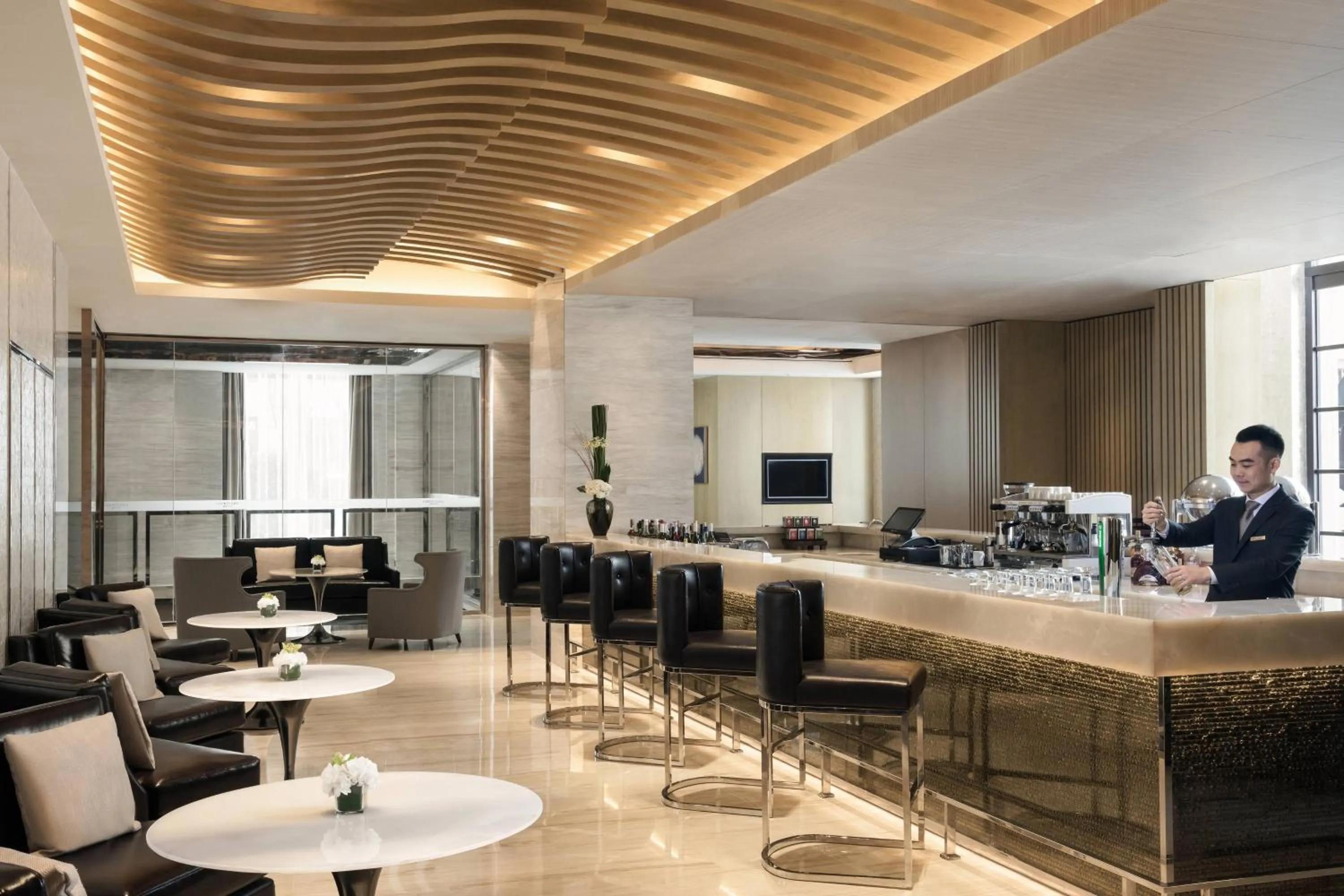 Lobby or reception in Courtyard by Marriott Shanghai Changfeng Park