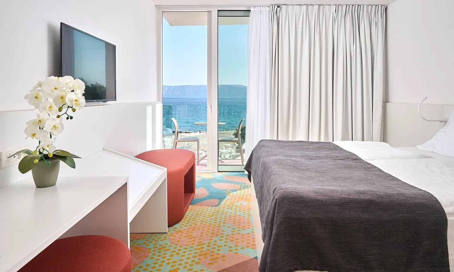 Bed in Aminess Vival Lišanj Family Hotel