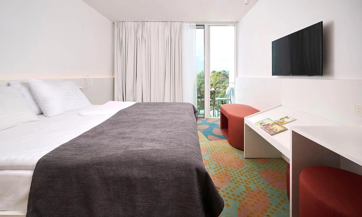 Bed in Aminess Vival Lišanj Family Hotel