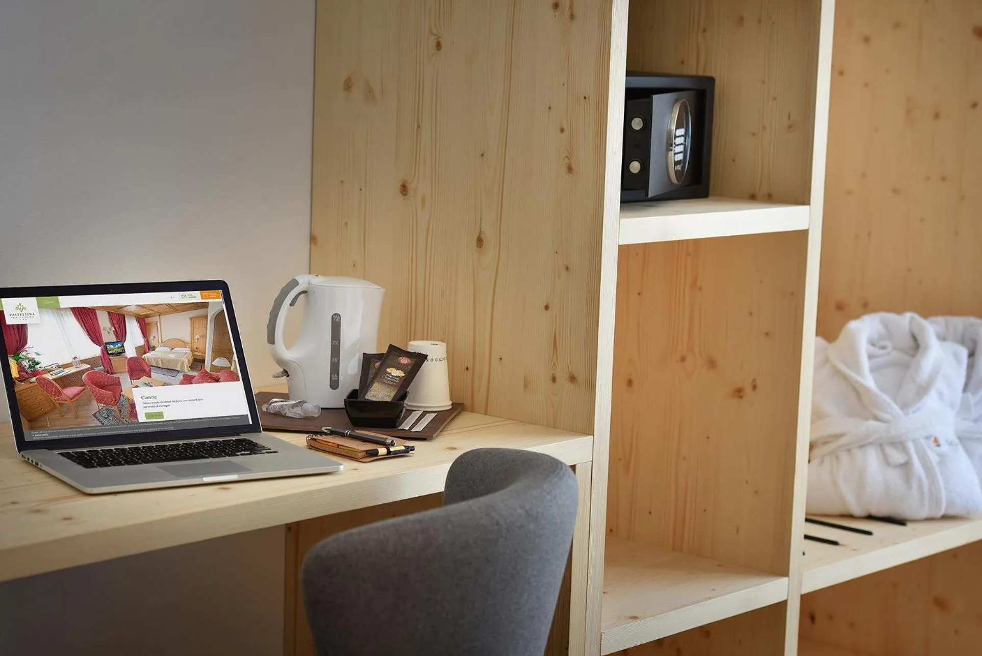 Decorative detail, Bed in Hotel Valtellina
