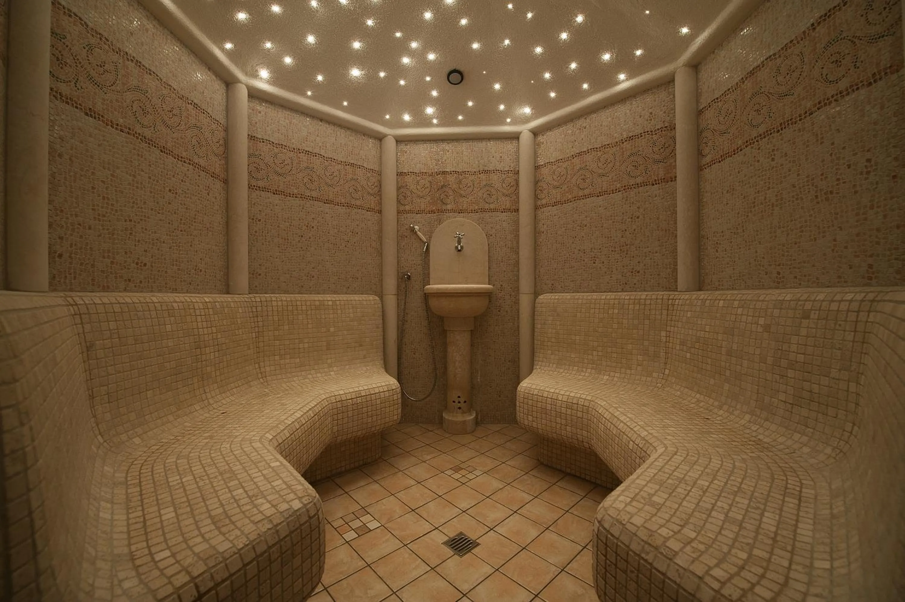 Steam room in Hotel Valtellina