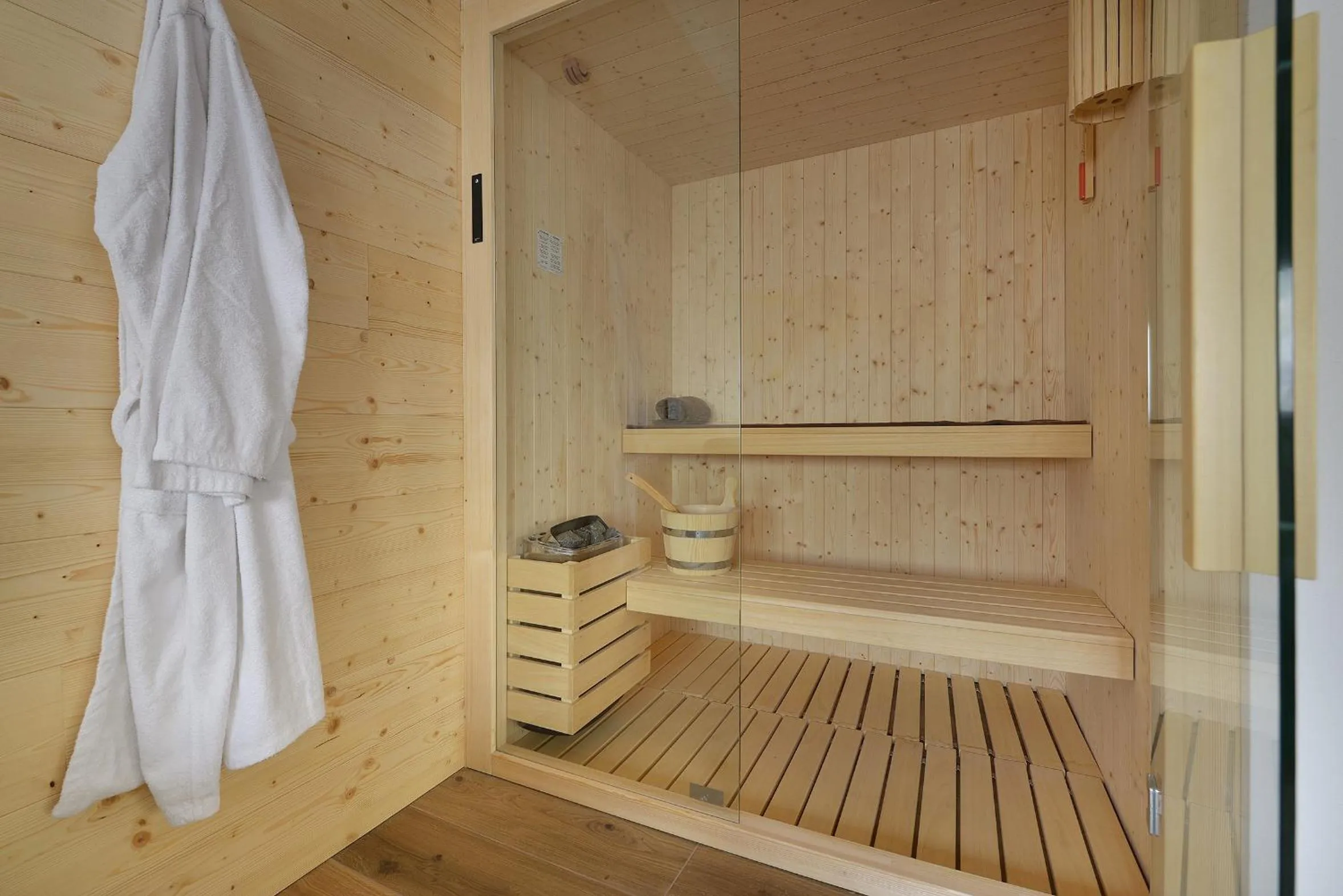 Sauna in Hotel Valtellina