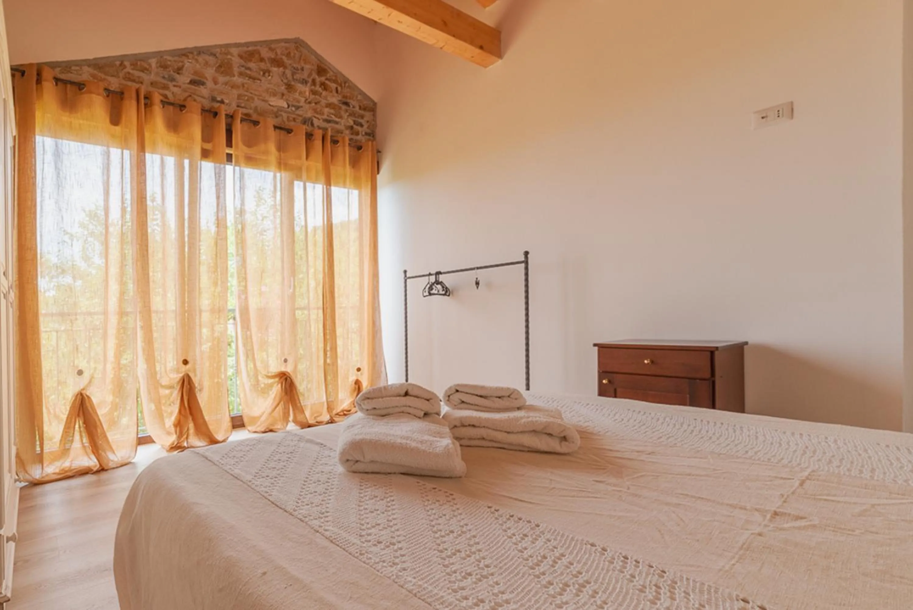 Bedroom, Bed in Agriturismo San Basilio