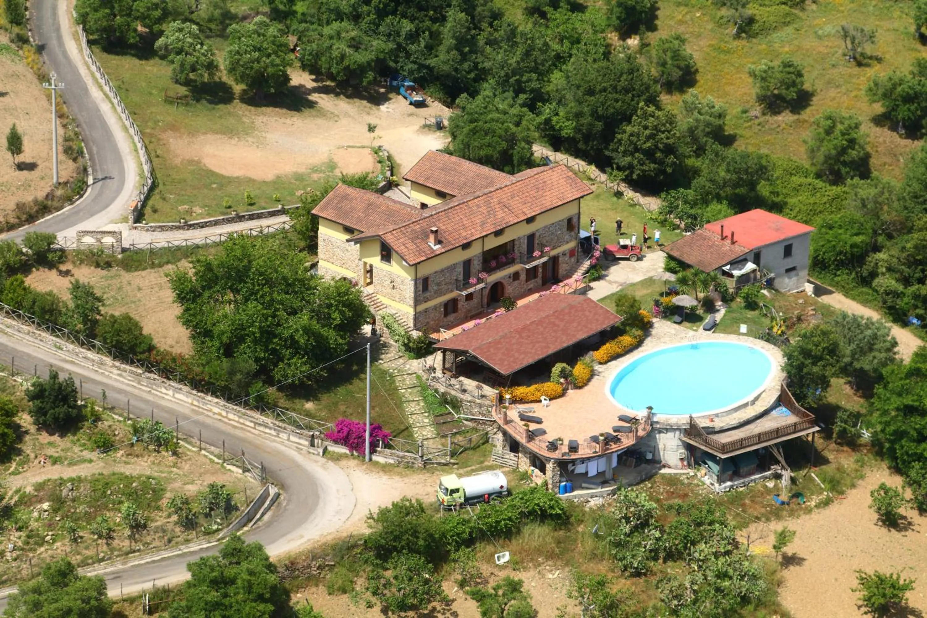 Bird's eye view in Agriturismo San Basilio