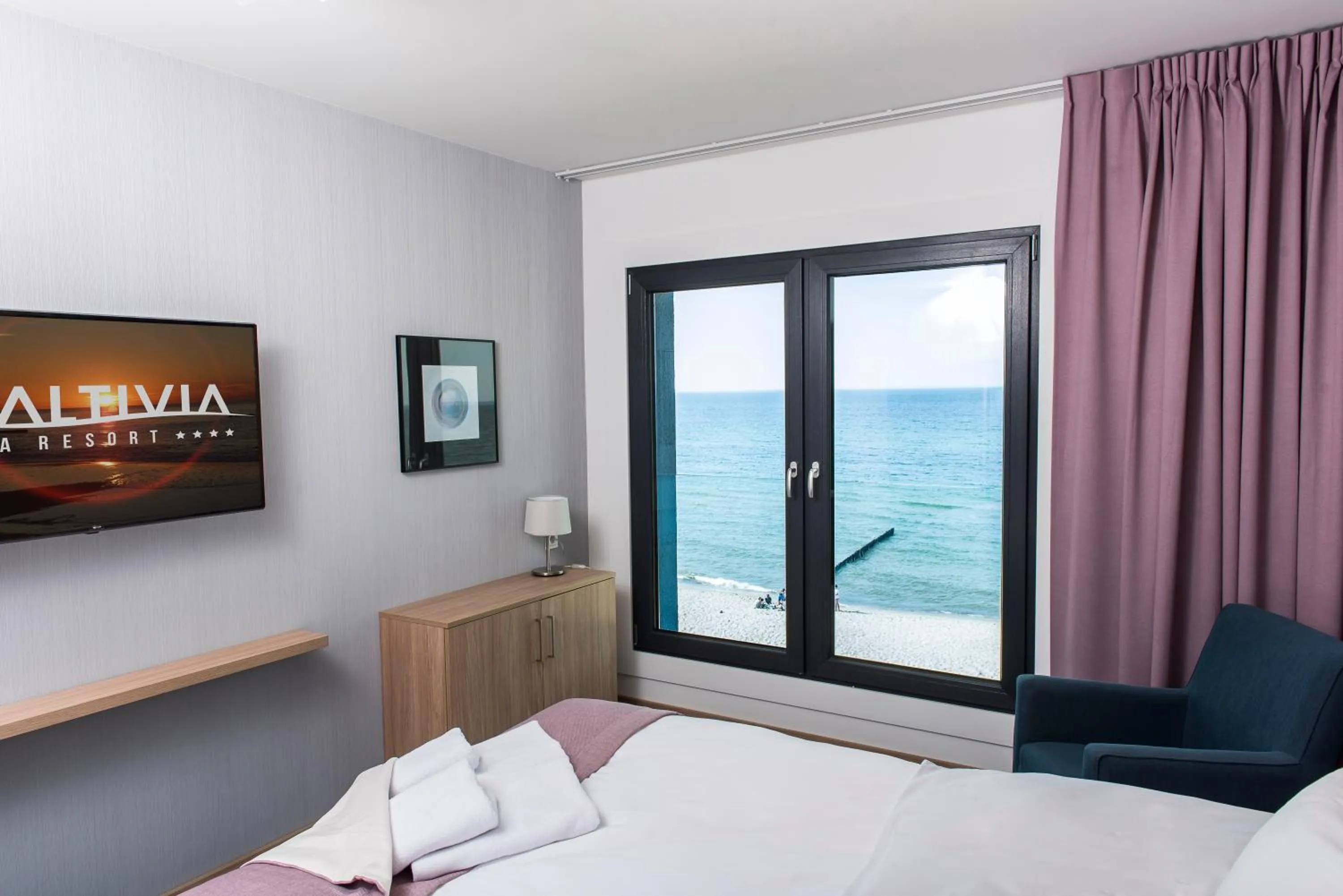 Bed in Baltivia Sea Resort