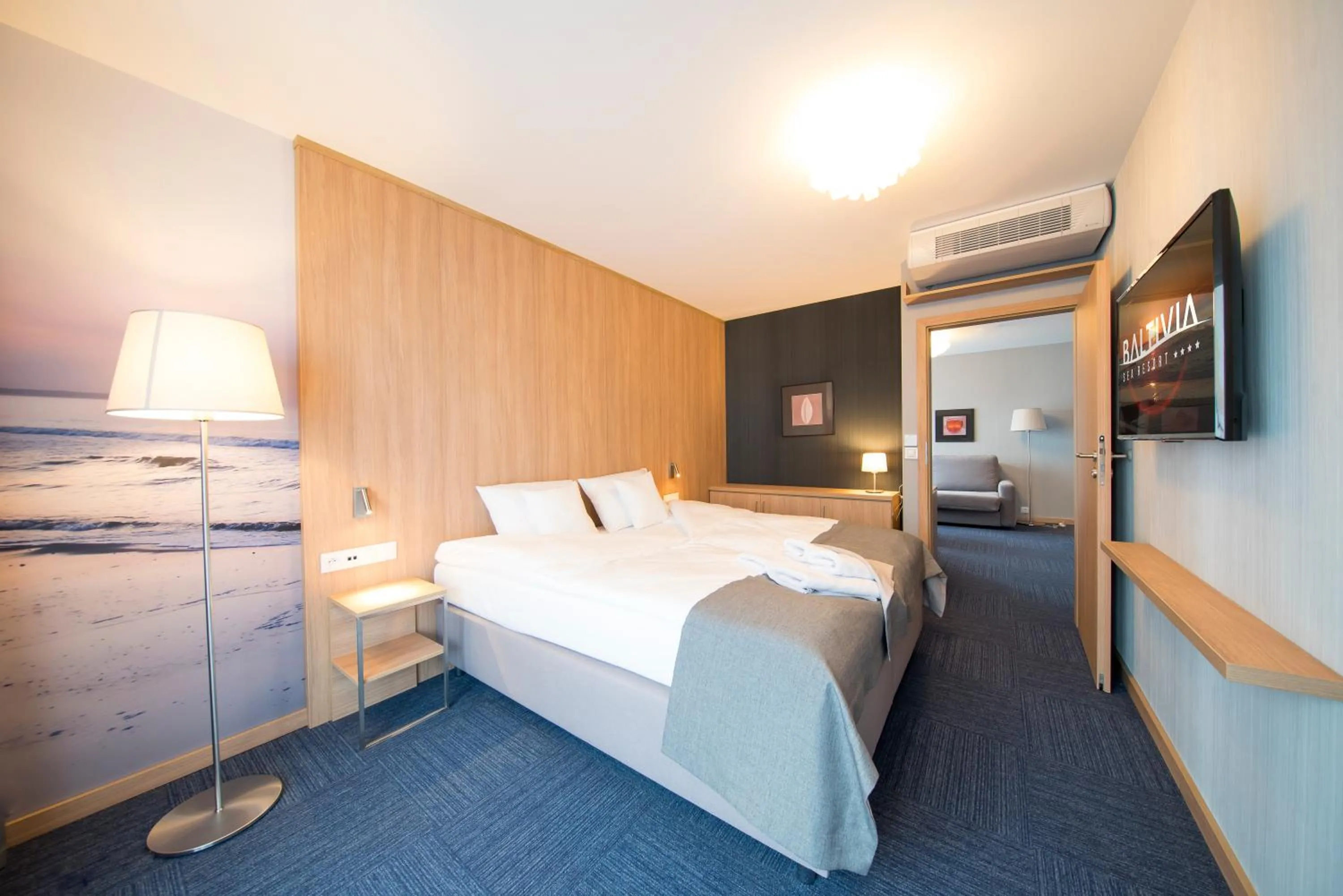 Bed in Baltivia Sea Resort