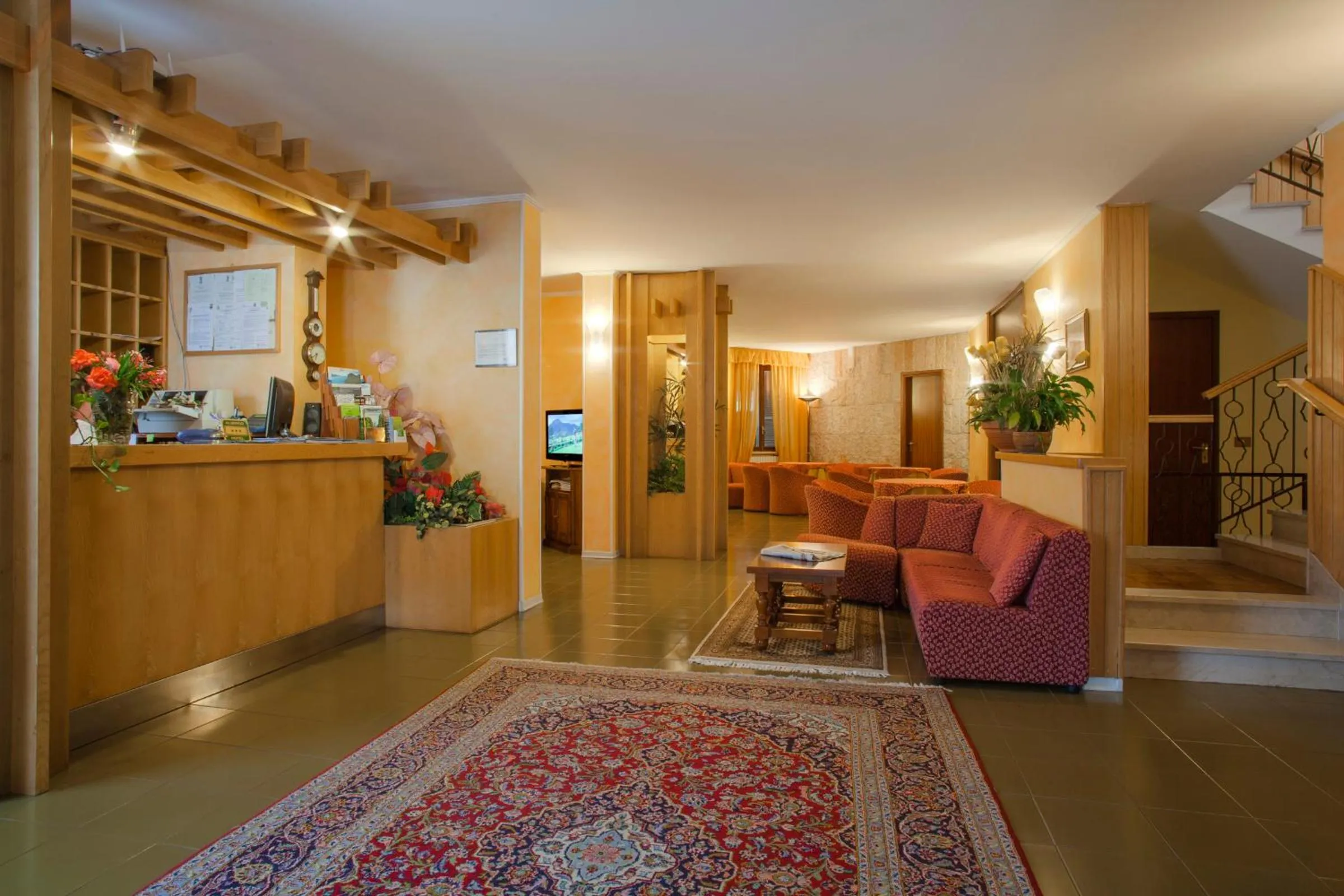 Lobby or reception in Hotel Astra