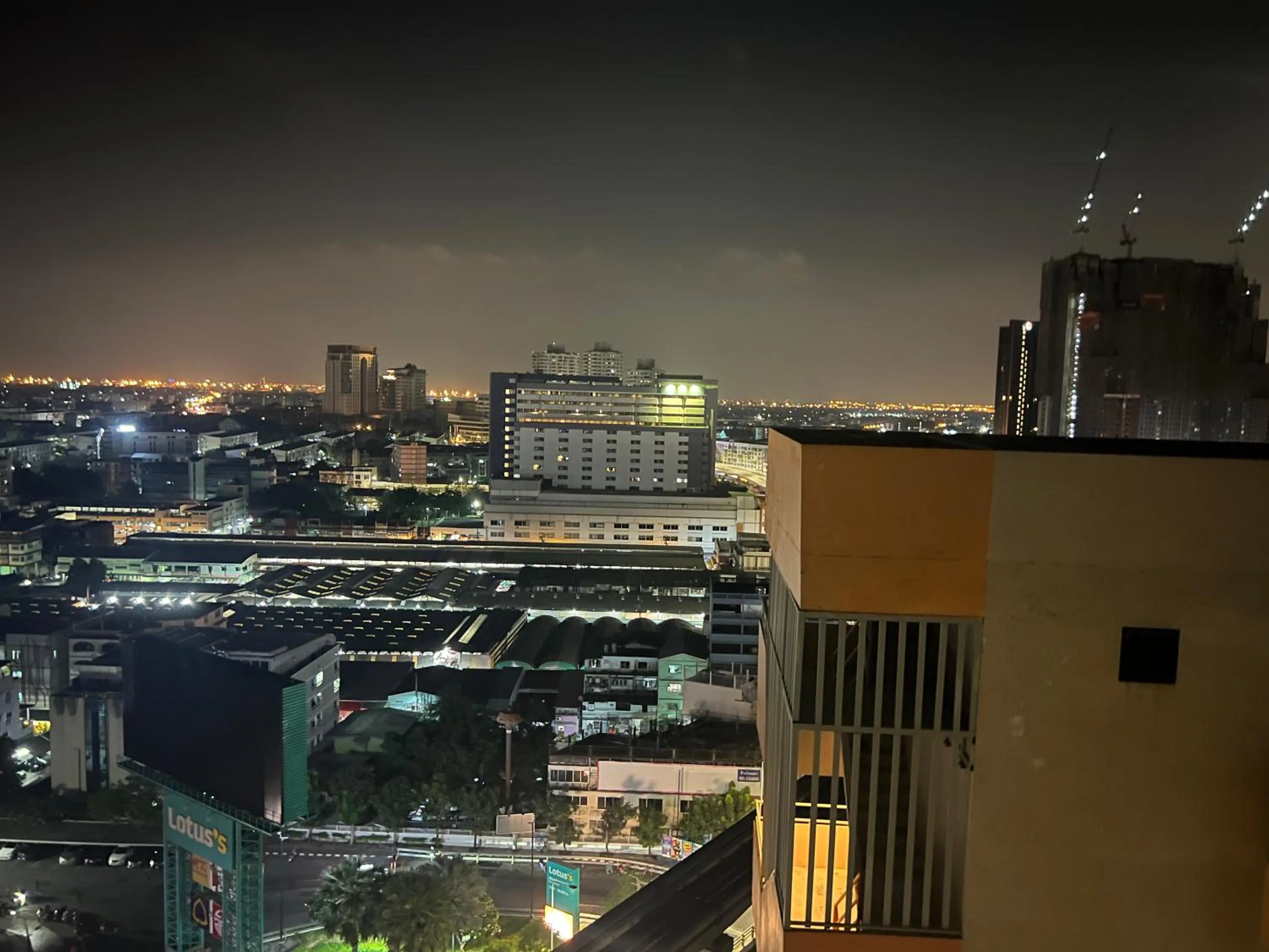 City view in Mall Suites Hotel