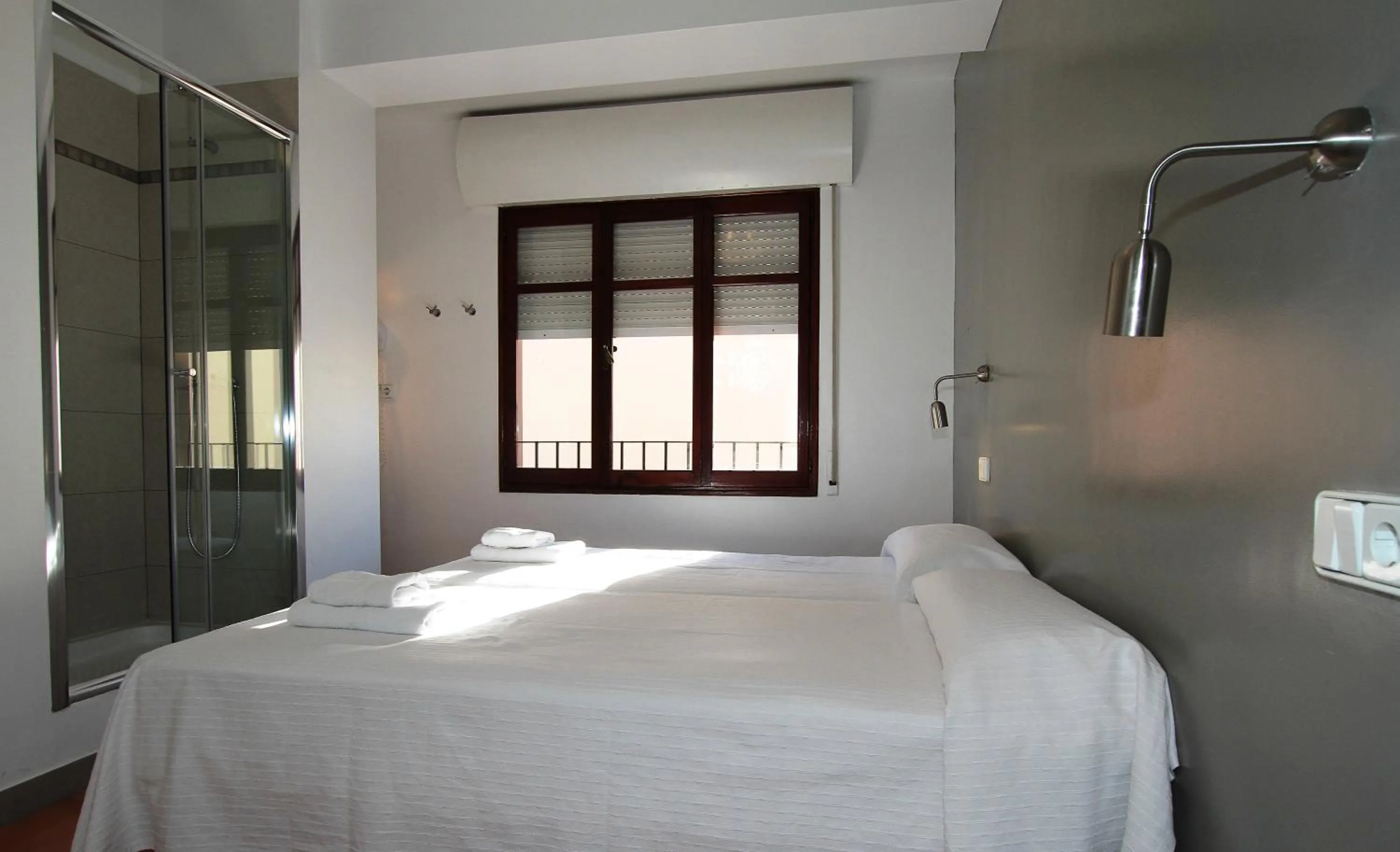 Bed in Hostal Ripoll Ibiza