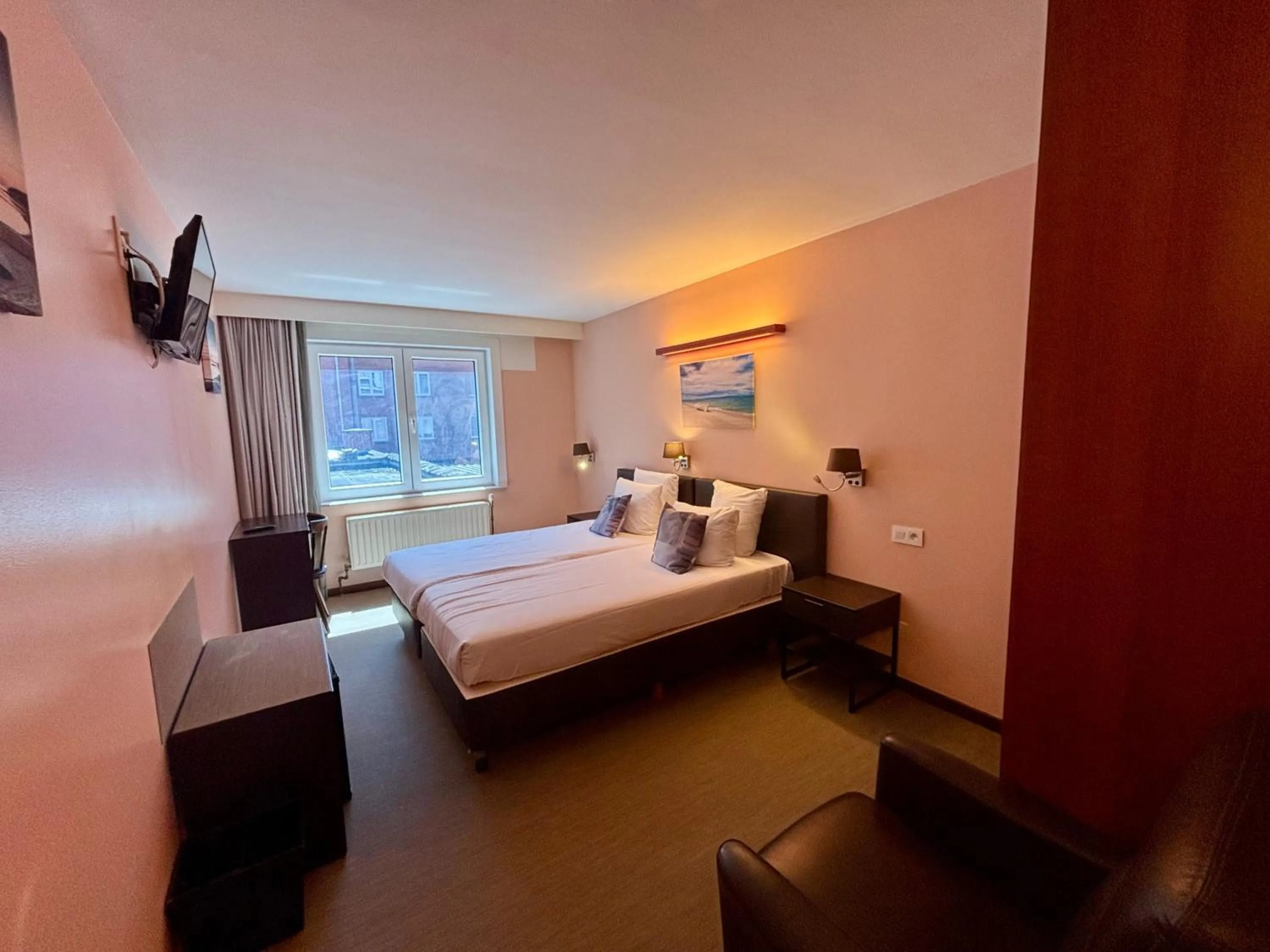 Bed in Hotel Uilenspiegel