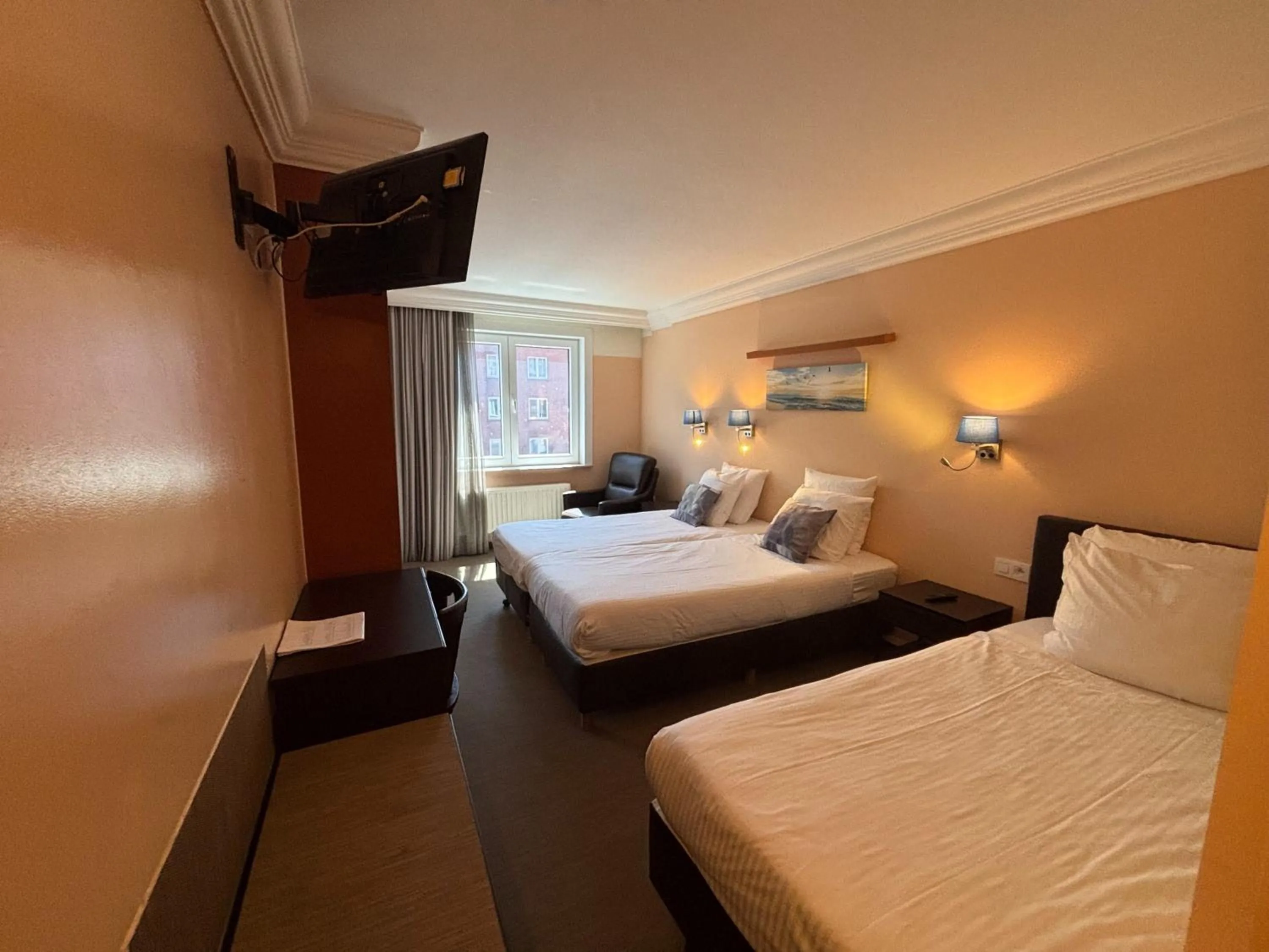 Bed in Hotel Uilenspiegel