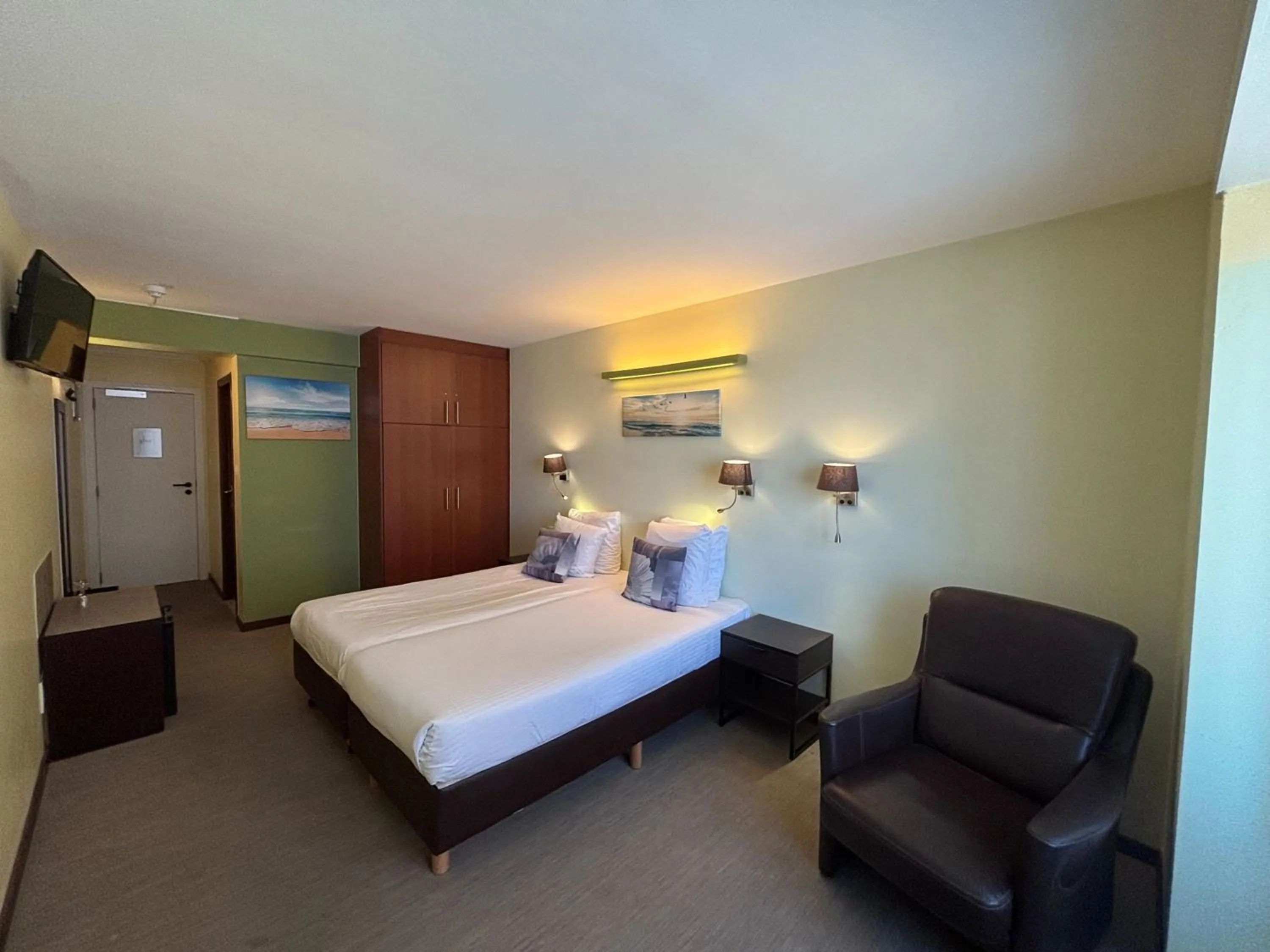 Bed in Hotel Uilenspiegel