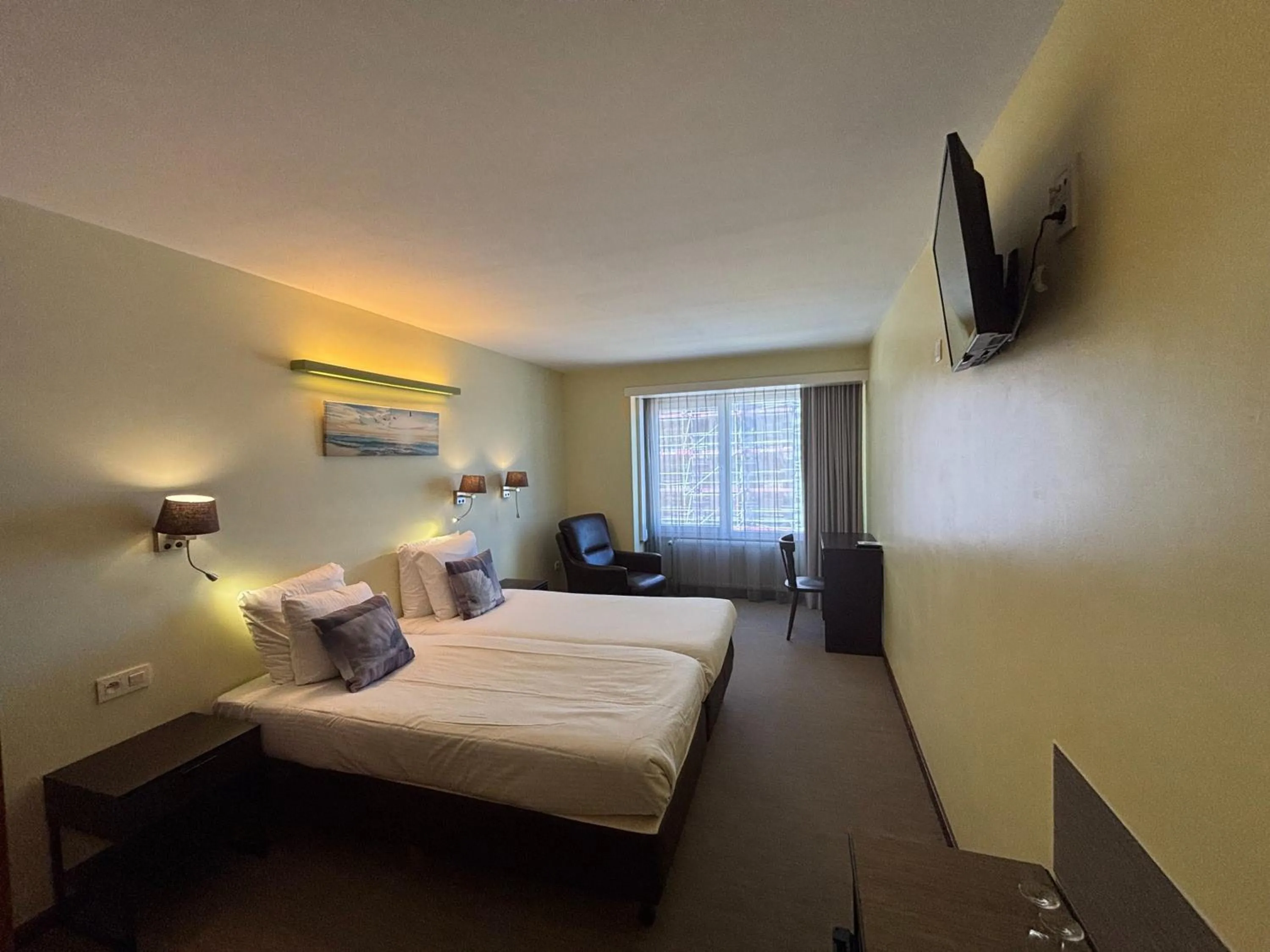 Bed in Hotel Uilenspiegel