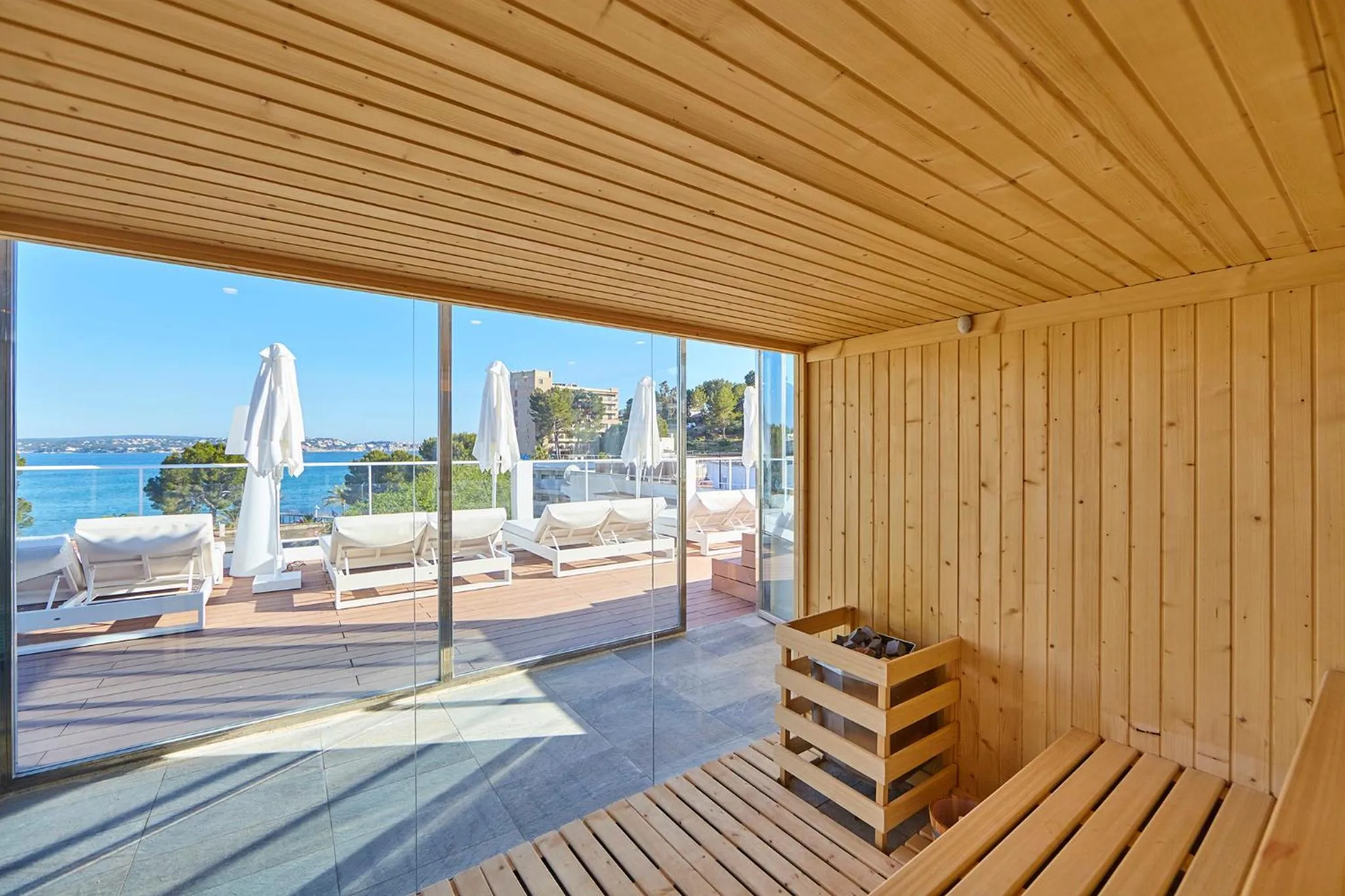 Sauna in Cupido Boutique Hotel