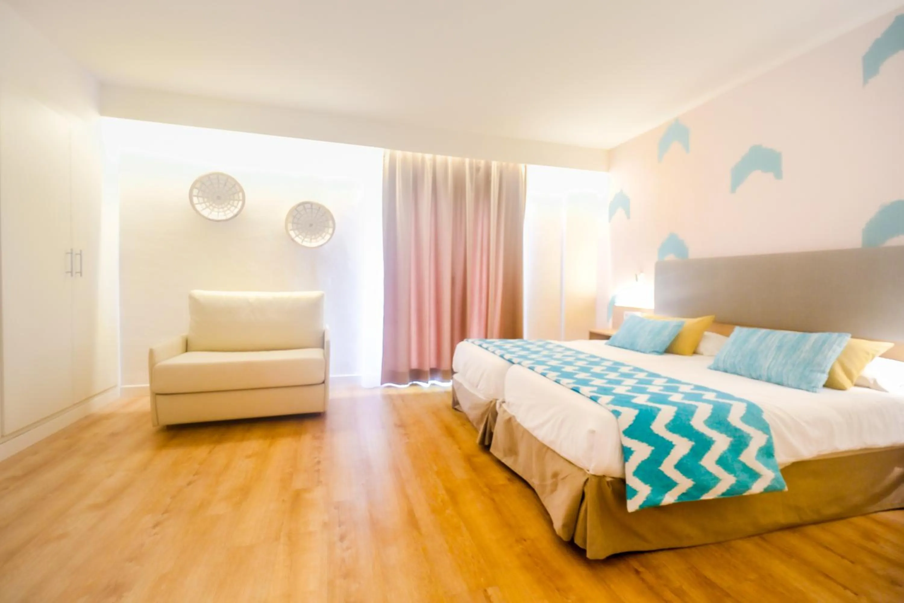 Bed in Cupido Boutique Hotel