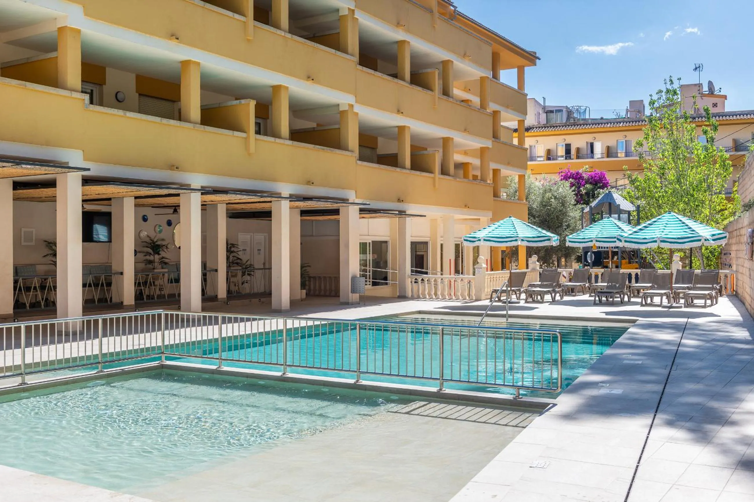 Children play ground in FLOR los Almendros Apartamentos