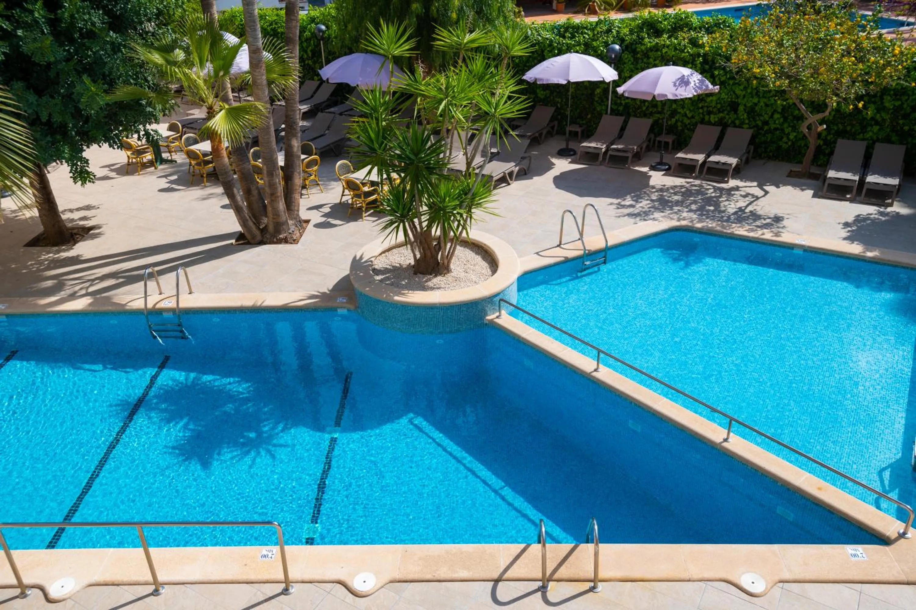 Pool view in FLOR los Almendros Apartamentos