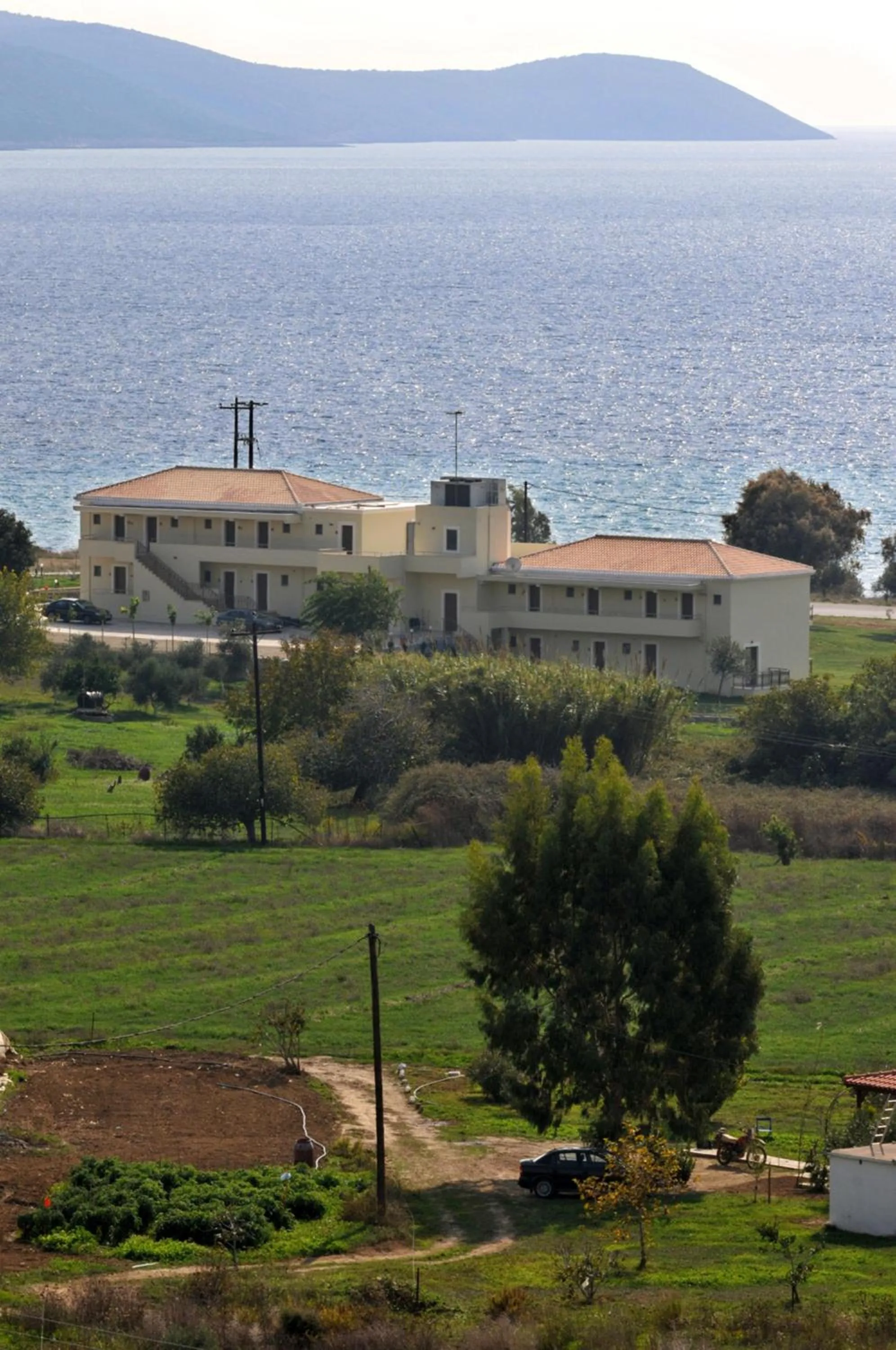 Bird's eye view in Finiki Plaza
