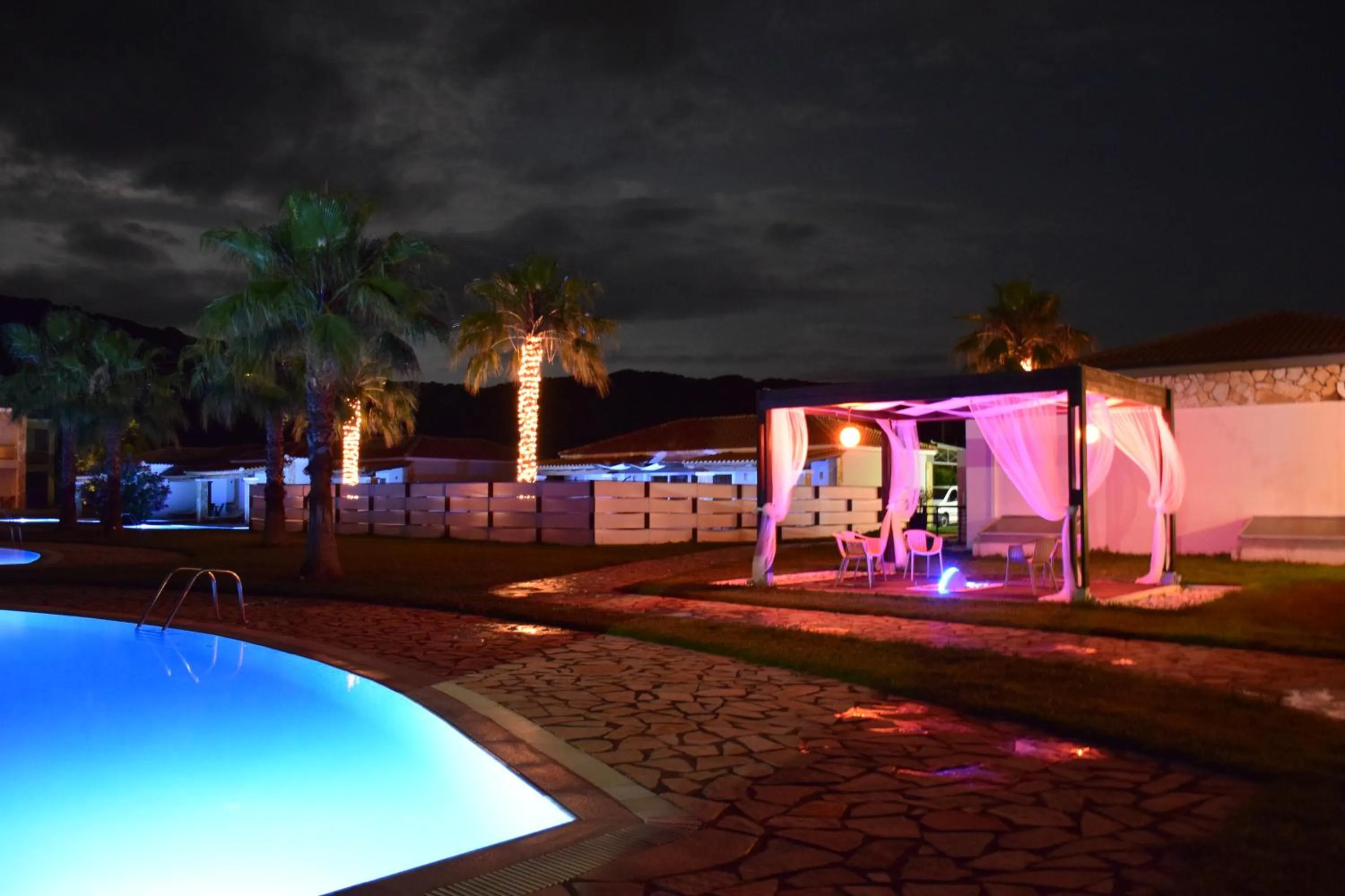 Patio in Olympia Golden Beach Resort & Spa