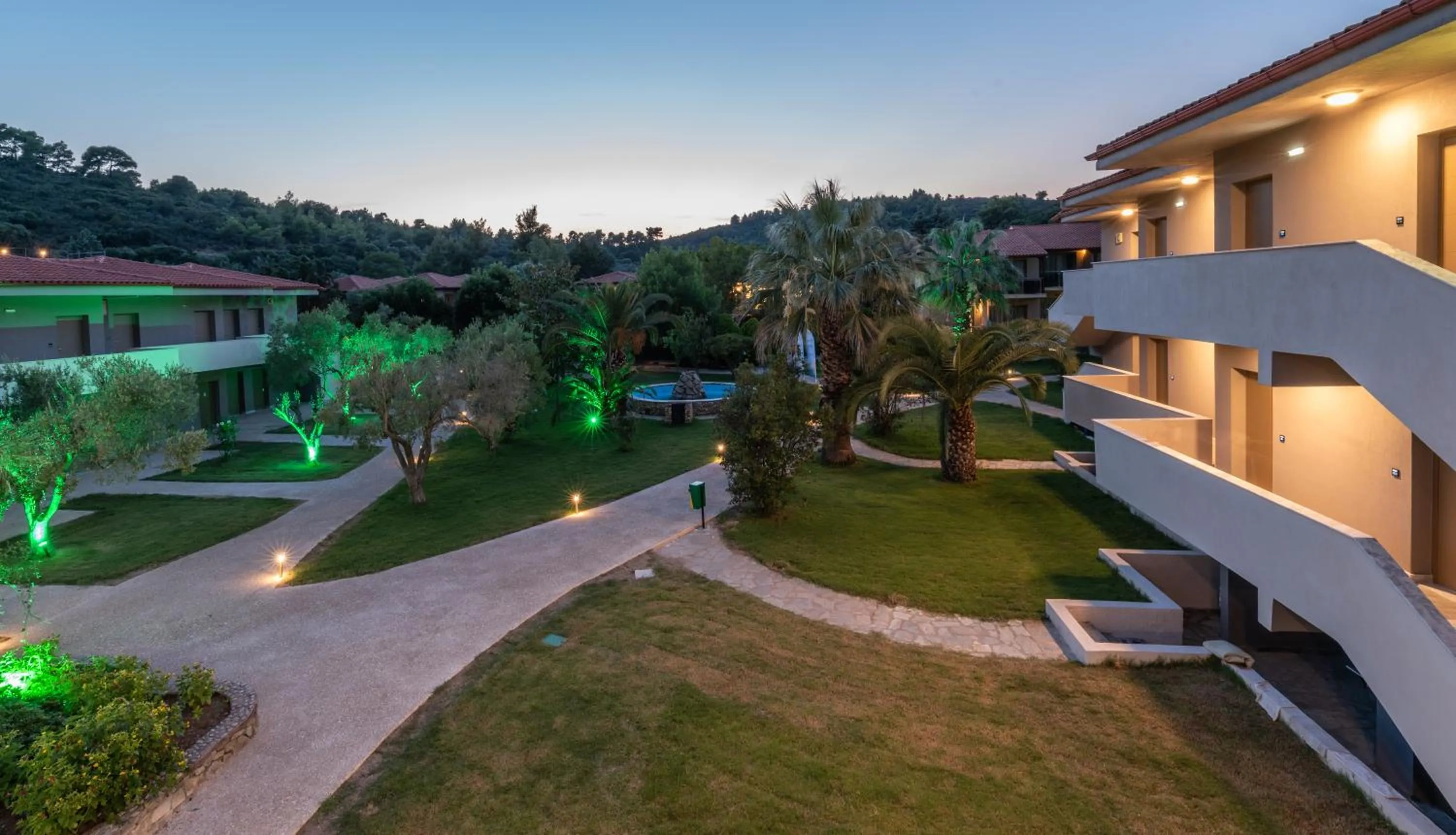 Garden in Poseidon Hotel Sea Resort