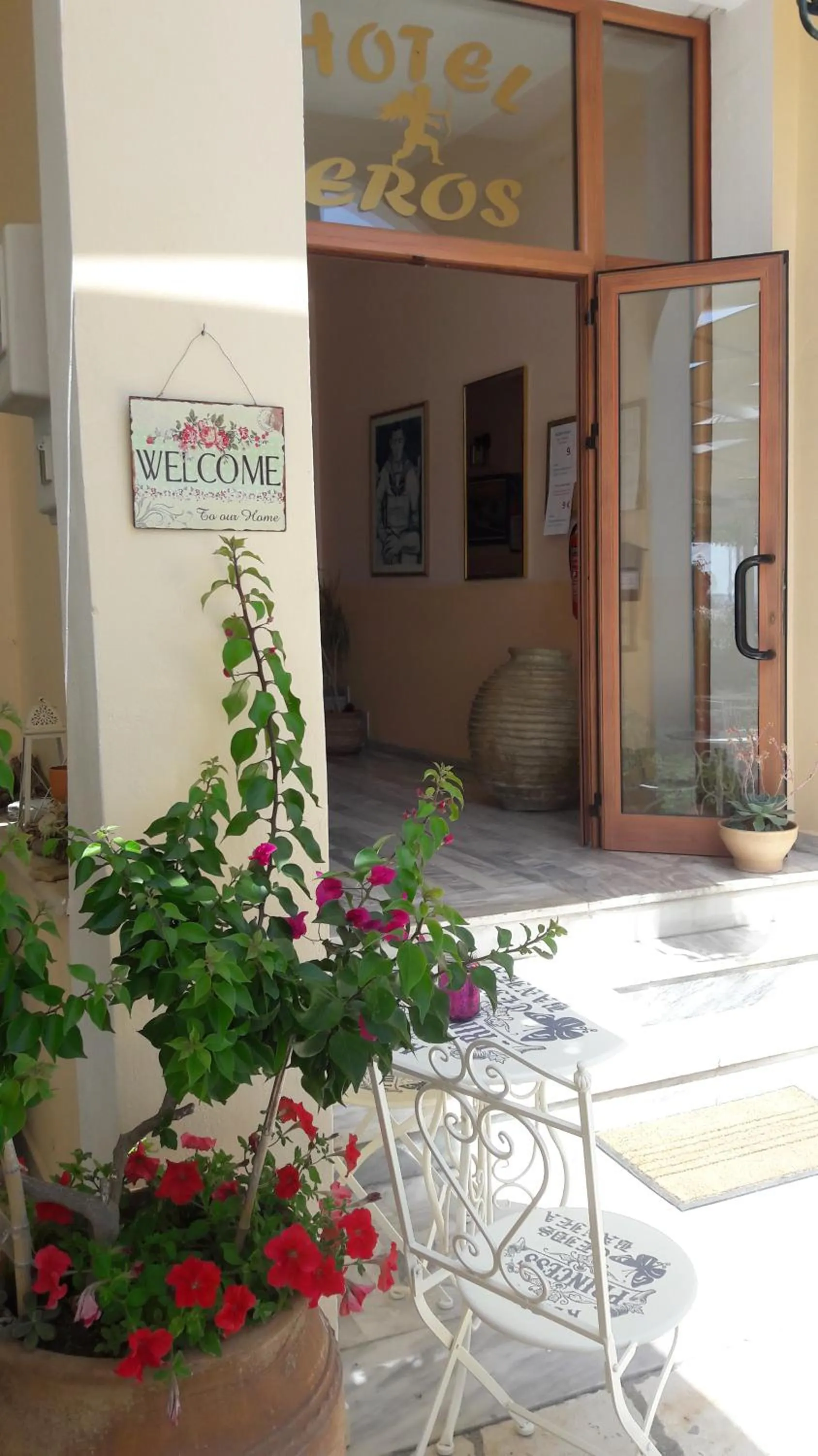 Facade/entrance in Eros Beach Hotel
