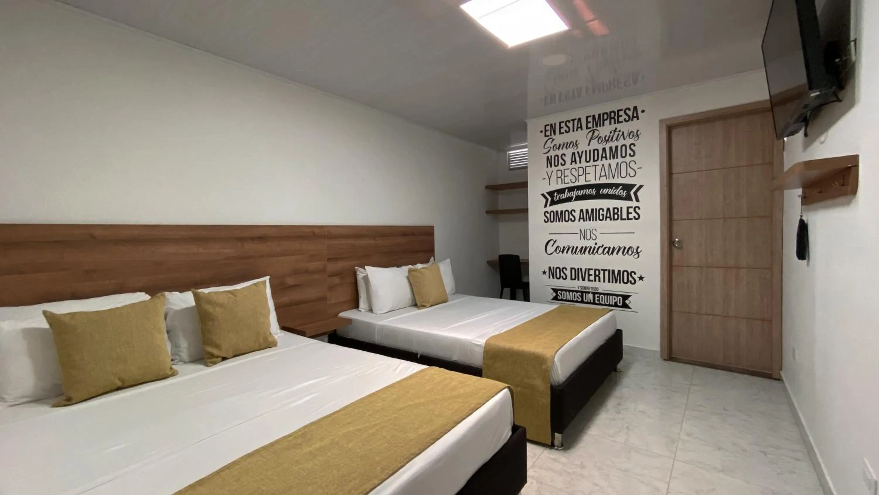 Bed in Casa Mama Hotel