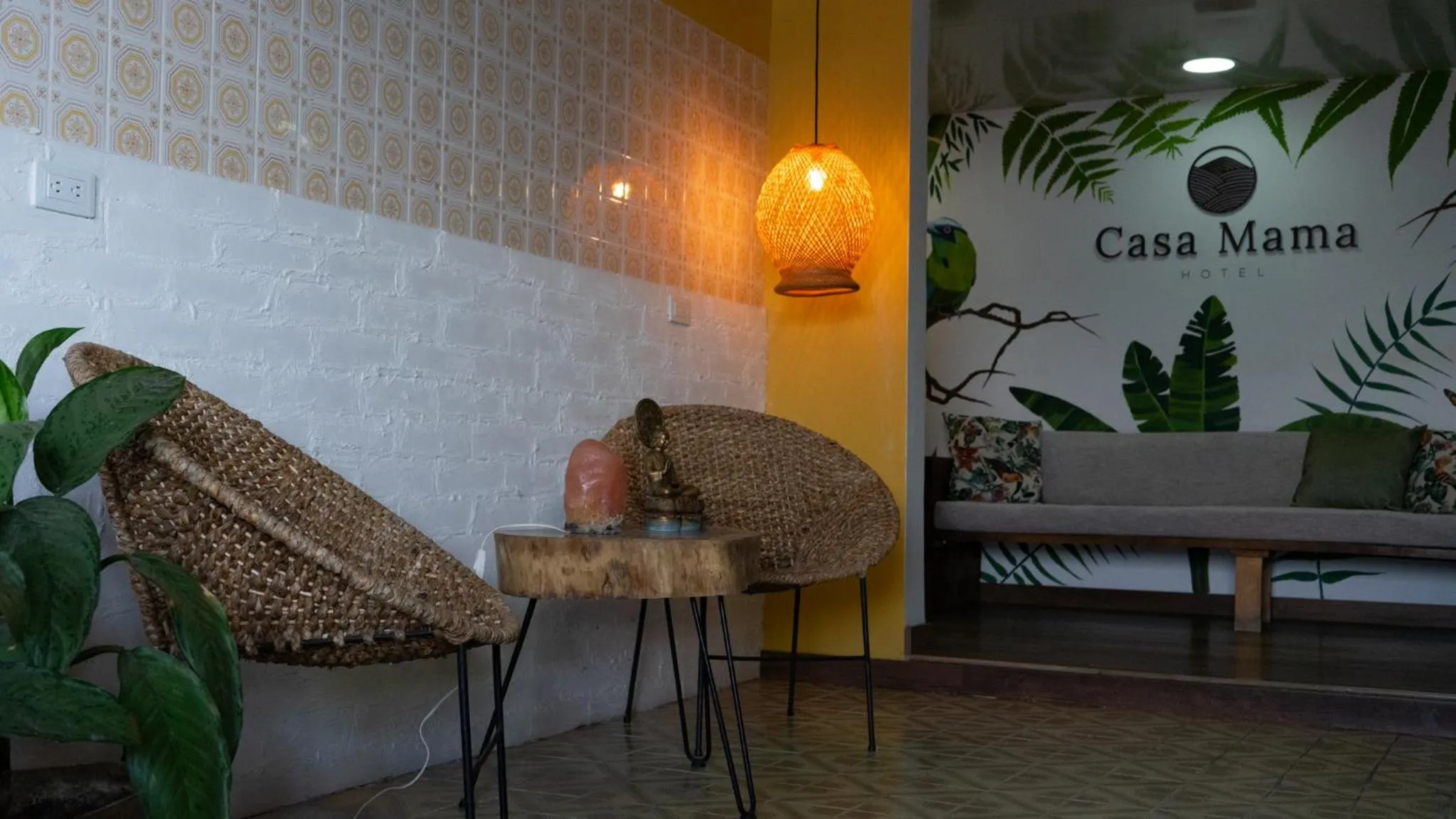 Living room in Casa Mama Hotel