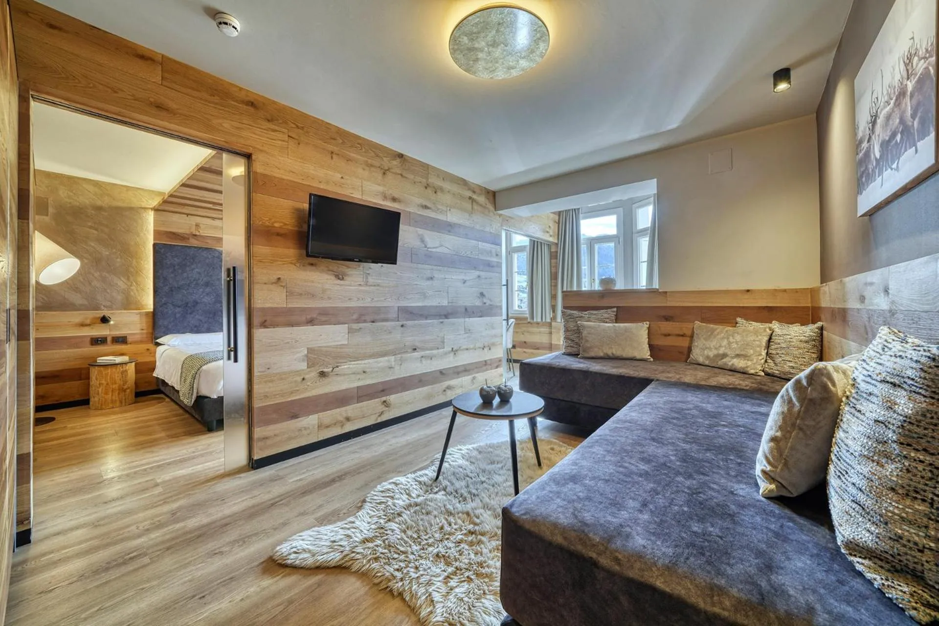 Bedroom, Bed in Brunet - The Dolomites Resort