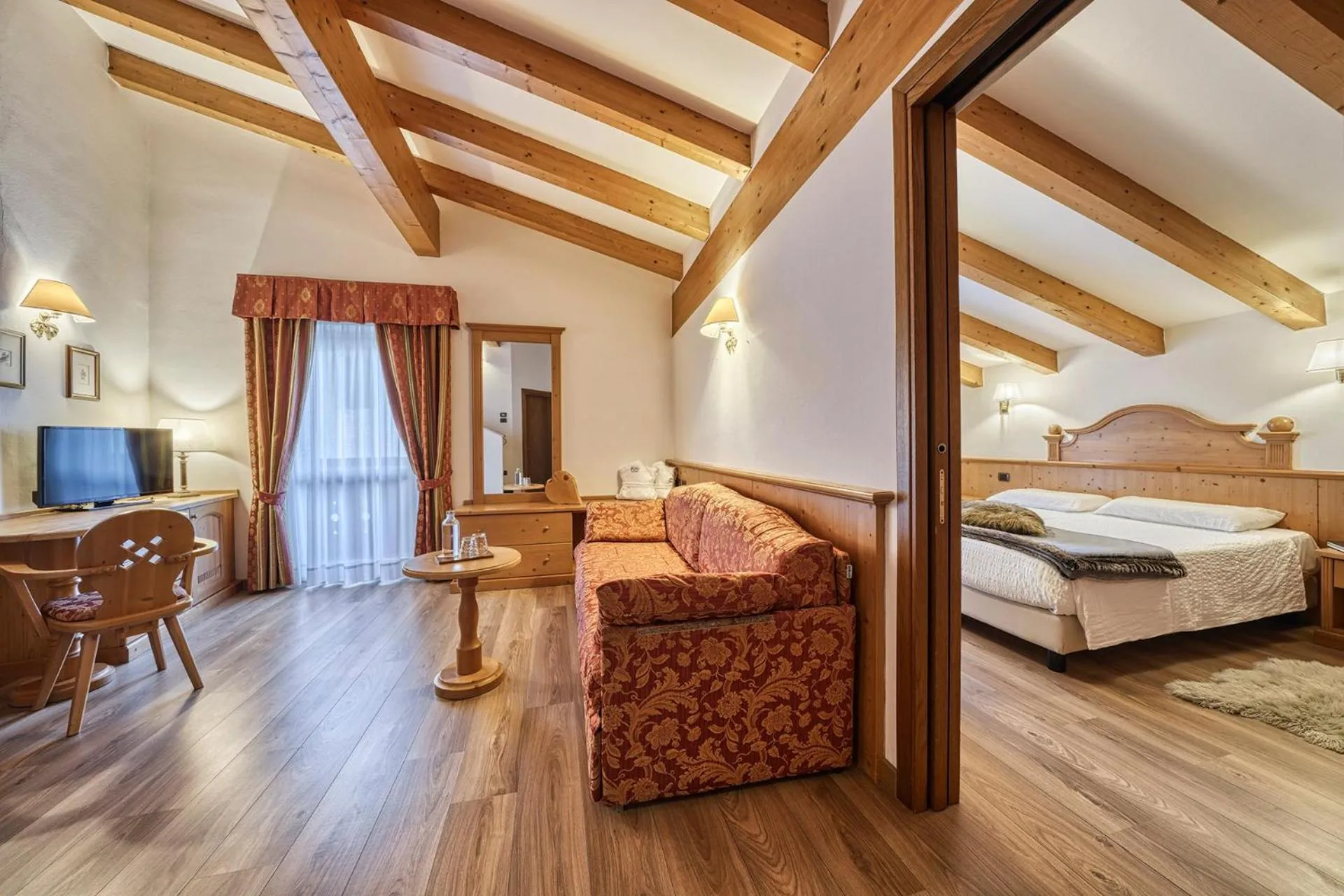 Bedroom, Bed in Brunet - The Dolomites Resort