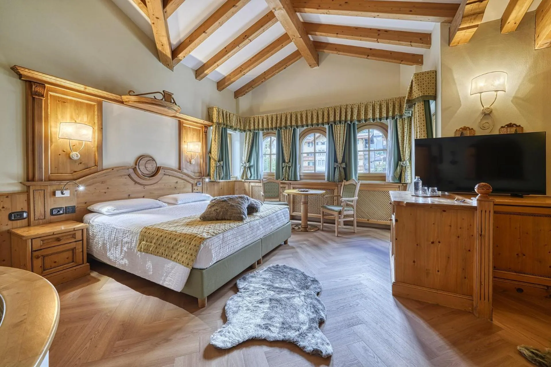 Bedroom, Bed in Brunet - The Dolomites Resort