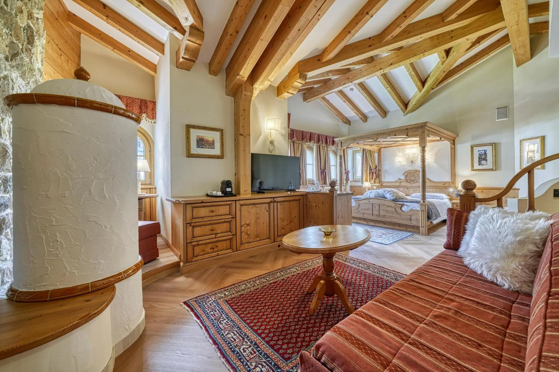 Bedroom, Bed in Brunet - The Dolomites Resort