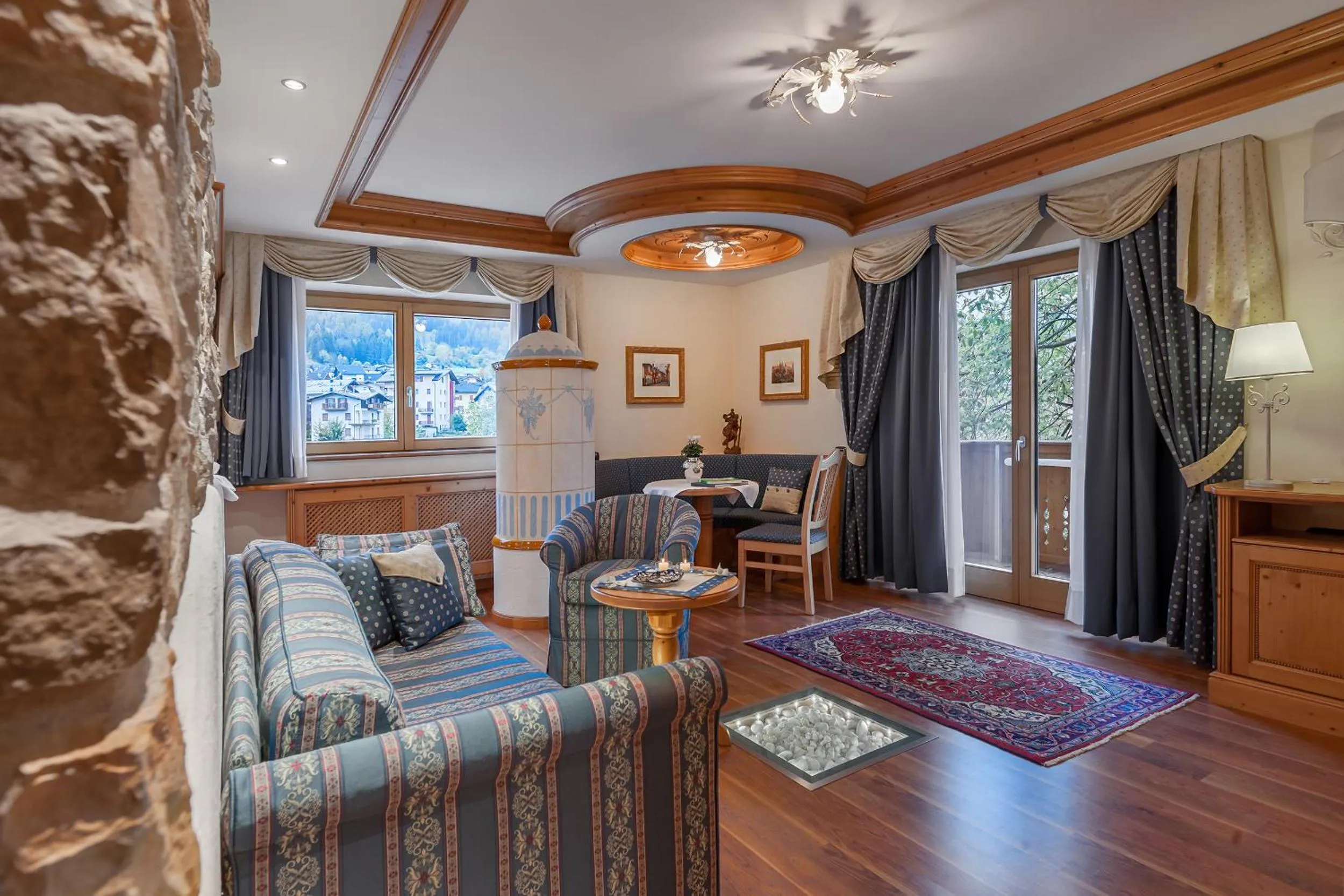 Living room in Brunet - The Dolomites Resort