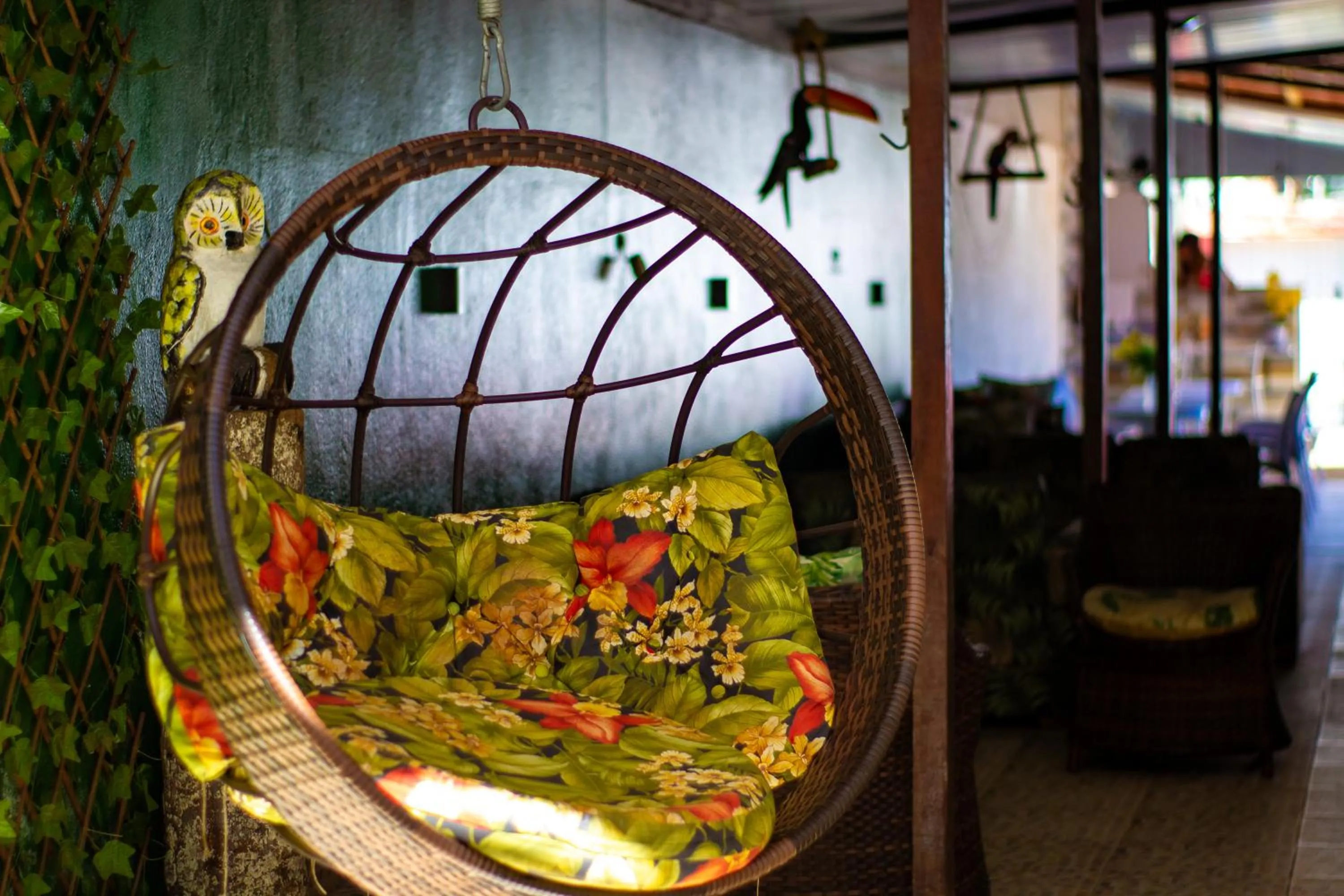 Decorative detail in Pousada Mar do Sonho Vila