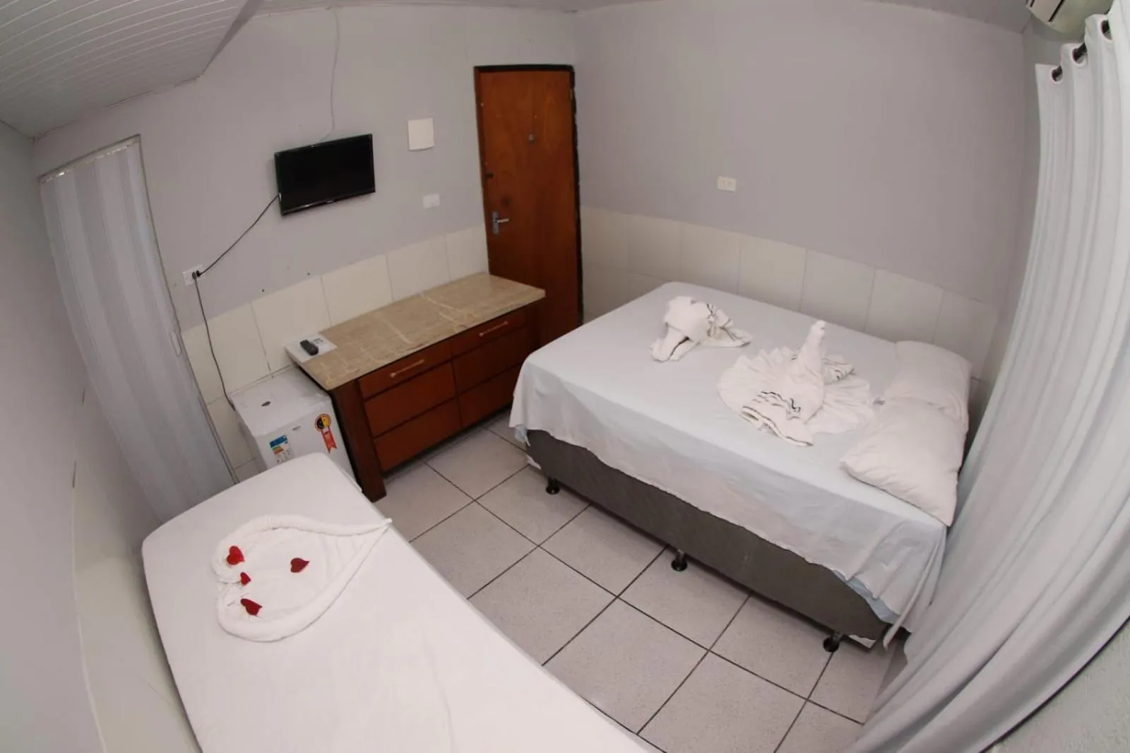 Bed in Pousada Mar do Sonho Vila