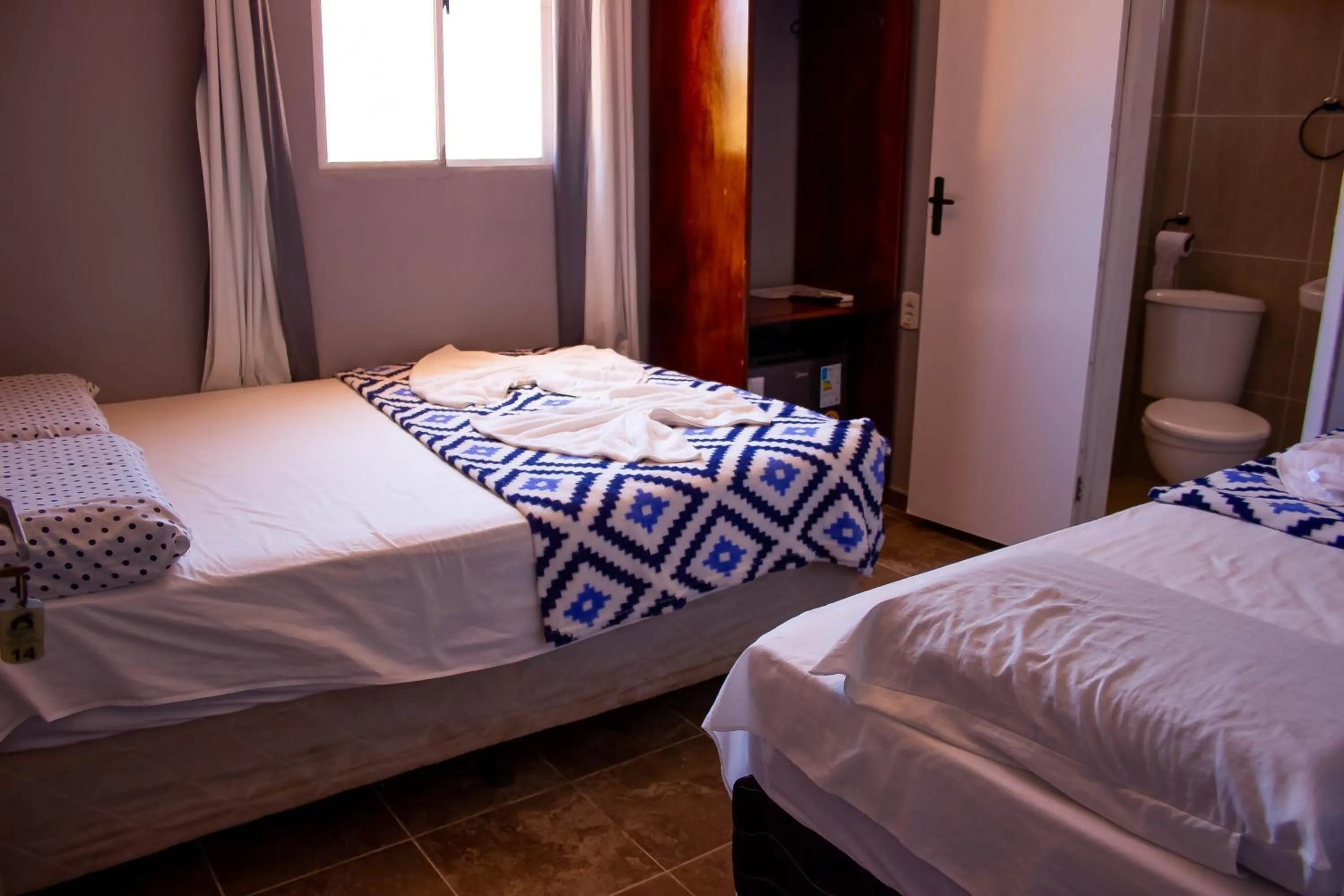 Bed in Pousada Mar do Sonho Vila