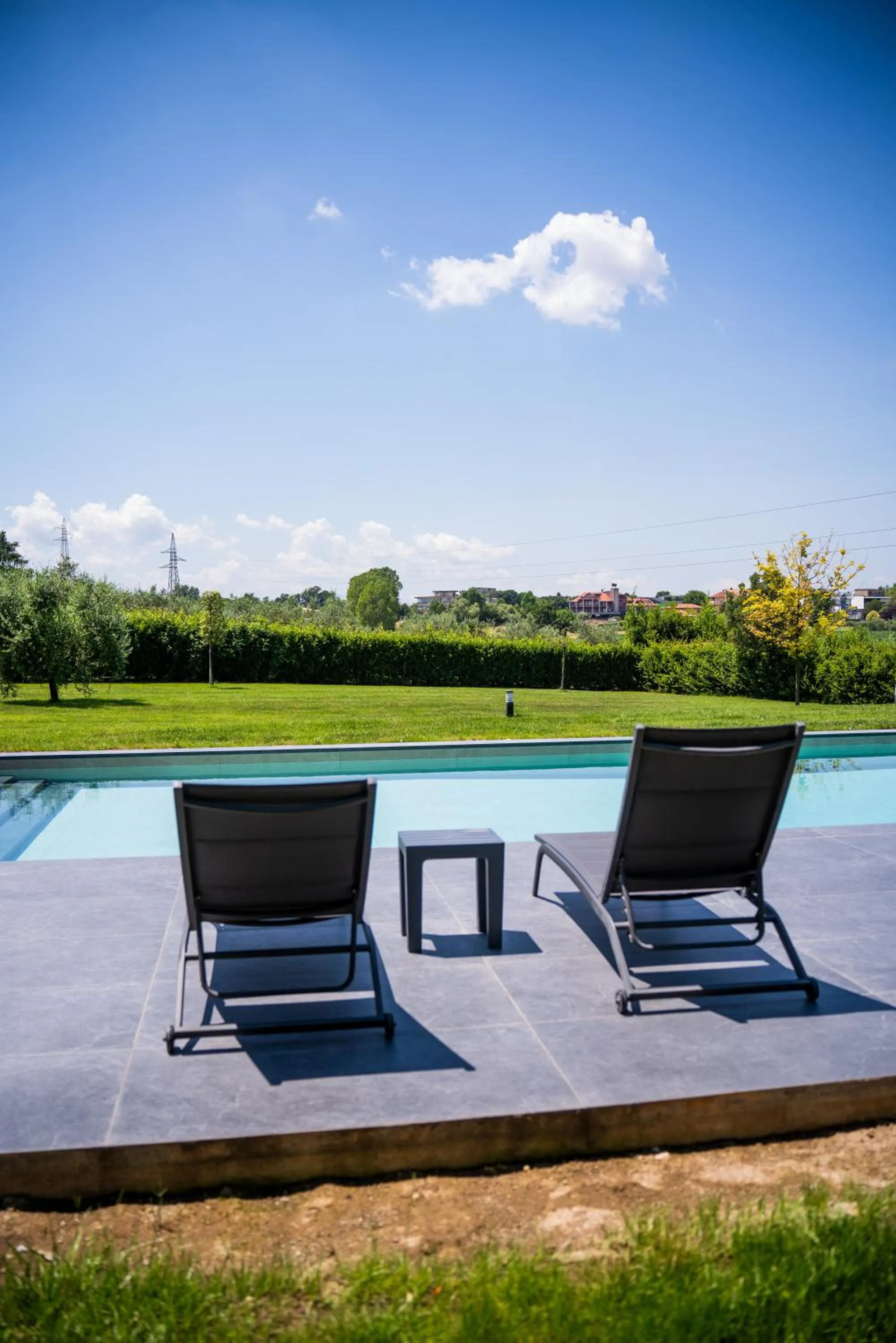 Swimming pool in Le Colonne