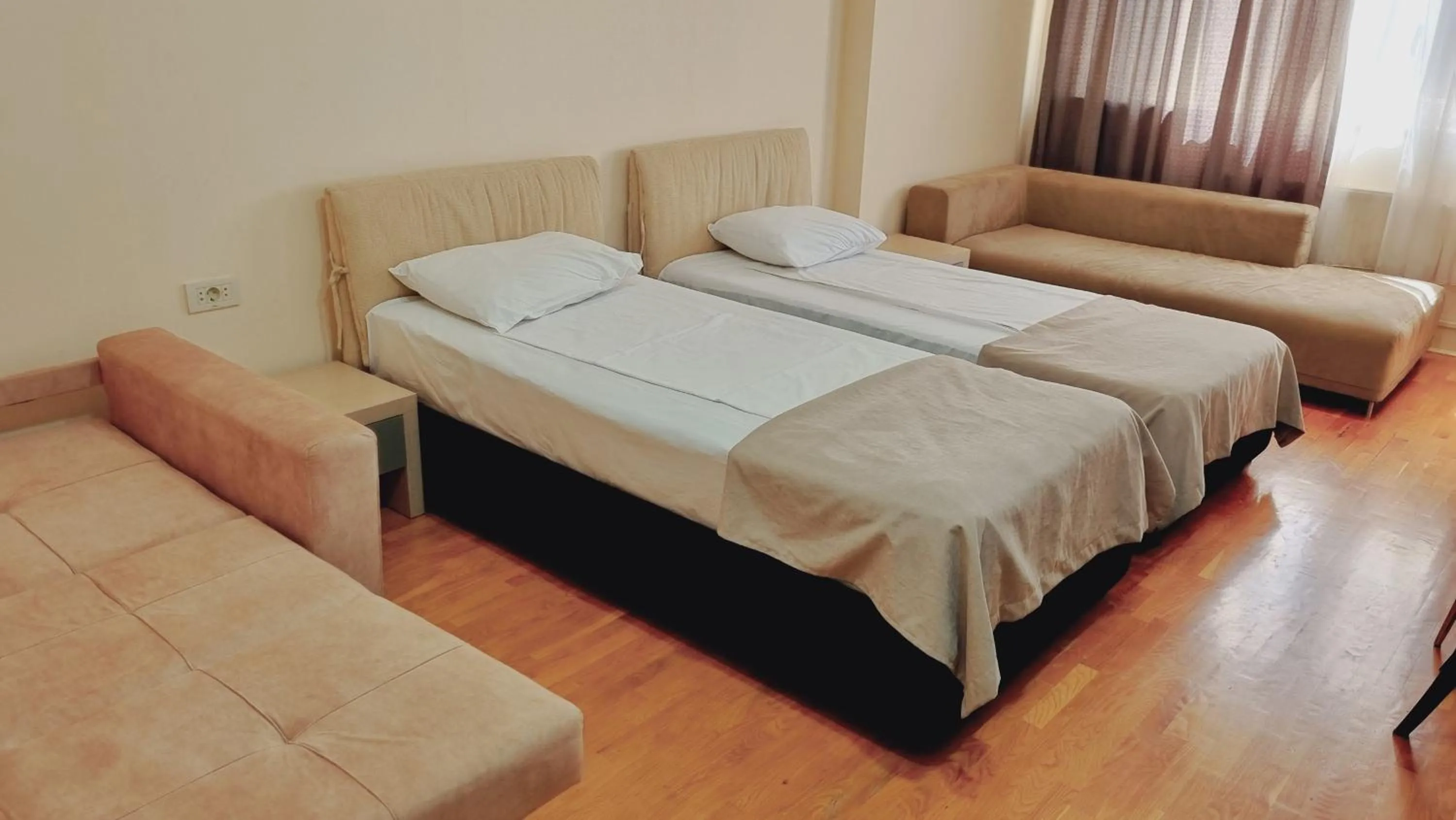 Bed in Baku Sea View Hotel