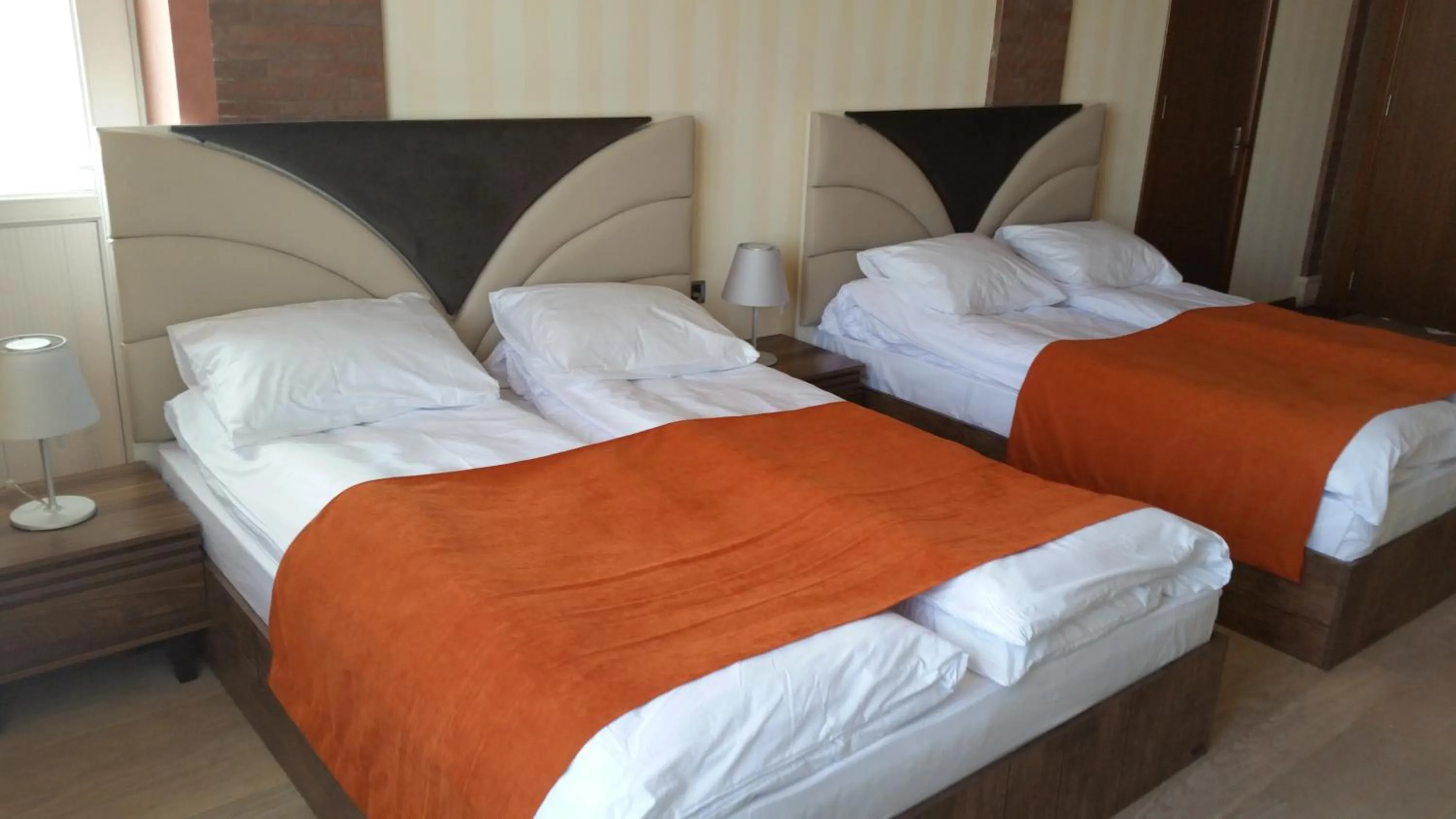 Bed in Baku Sea View Hotel