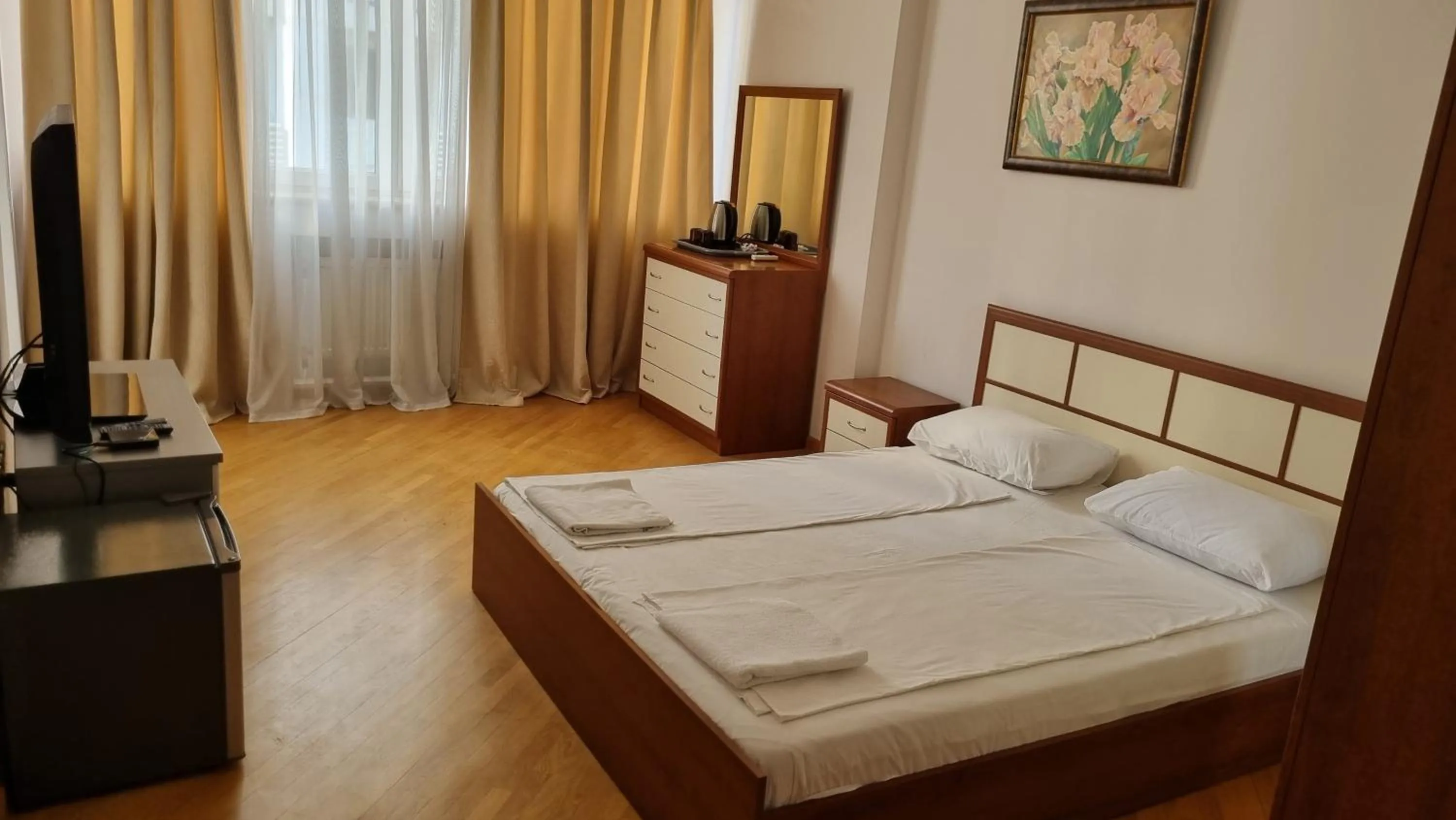 Bed in Baku Sea View Hotel