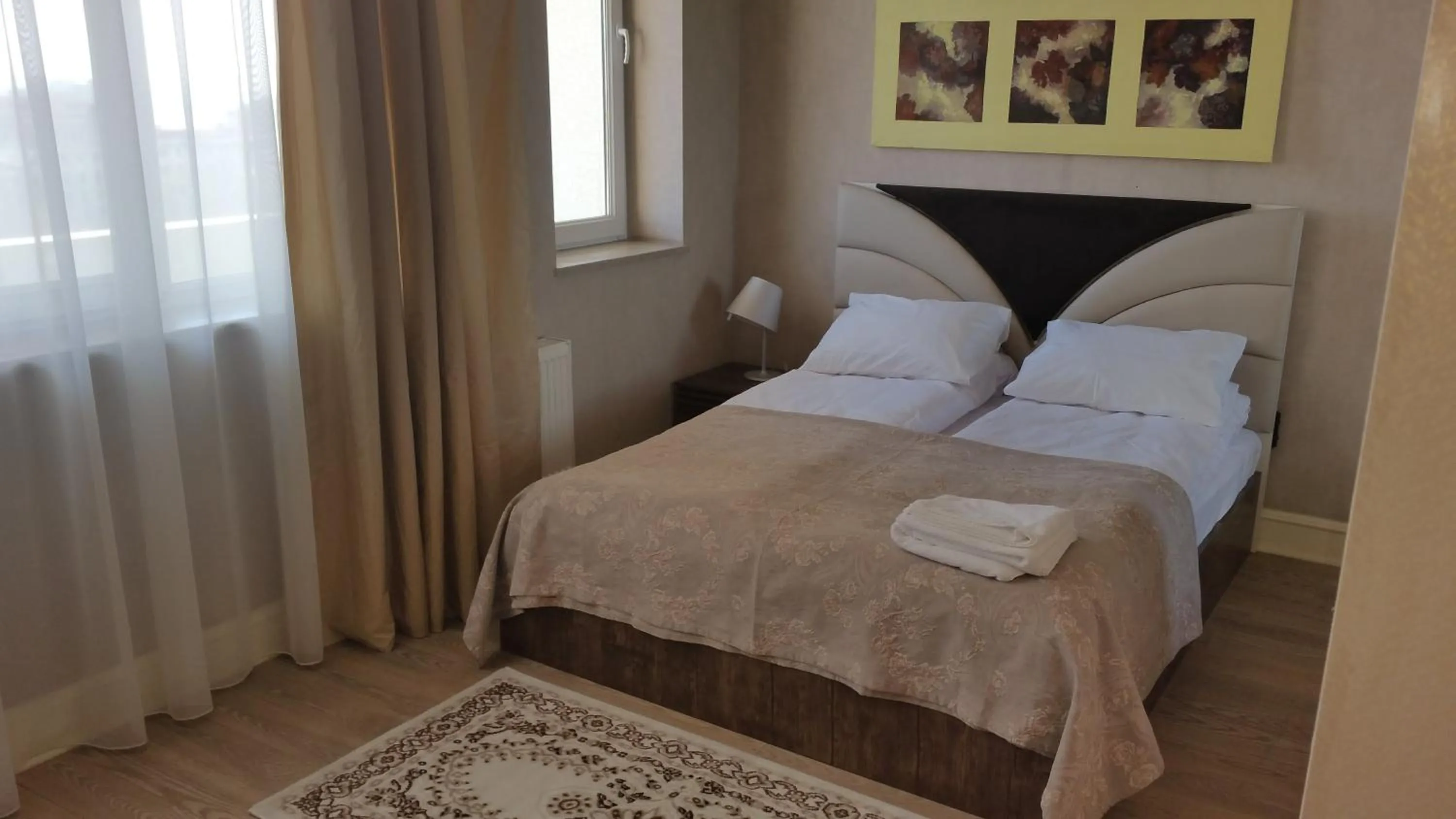 Bed in Baku Sea View Hotel