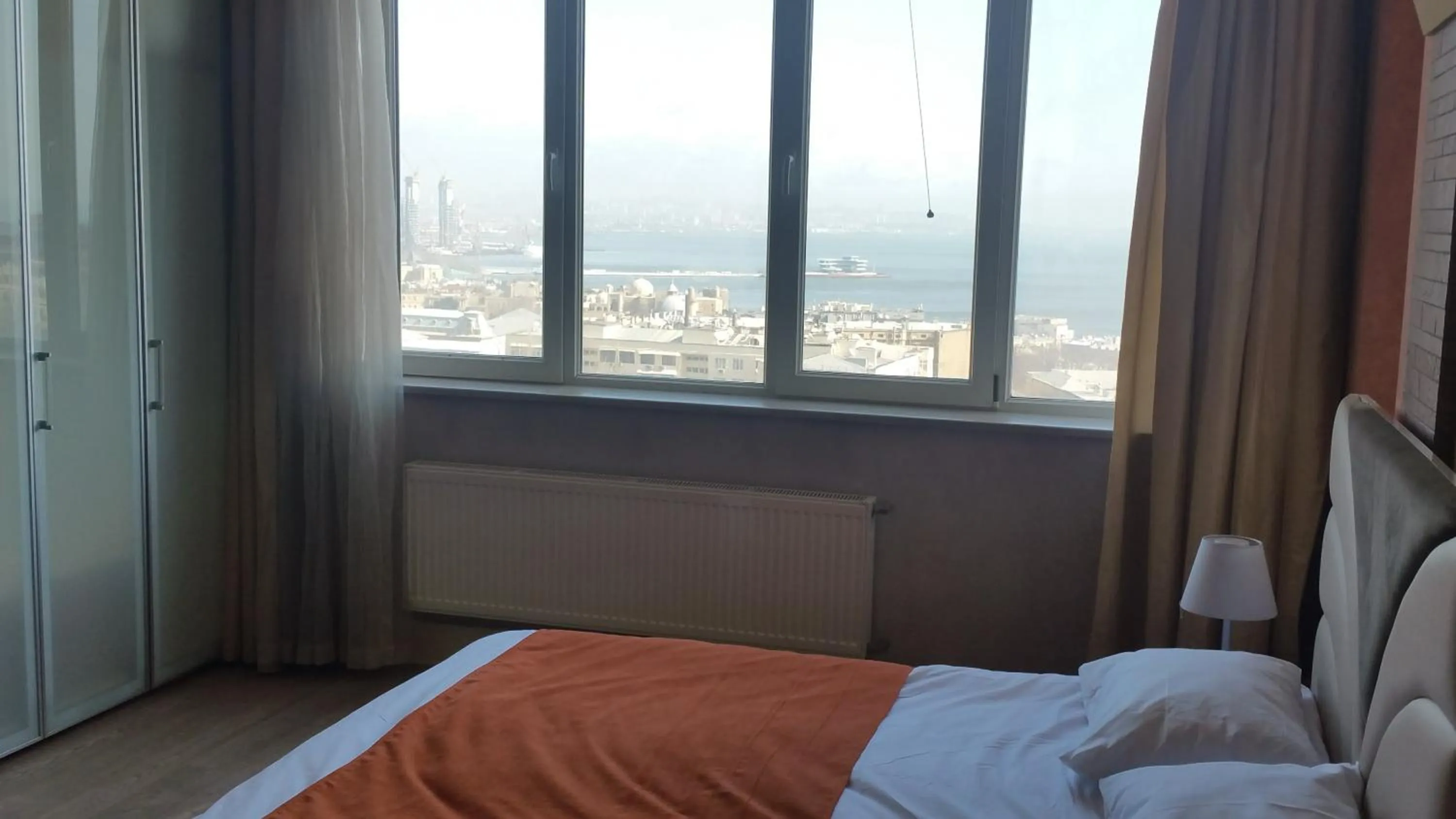 Bed in Baku Sea View Hotel