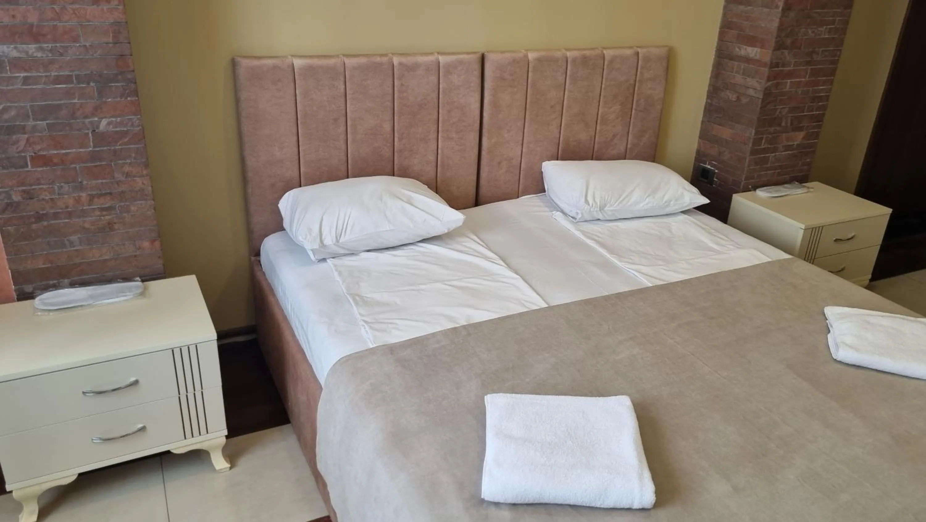 Bed in Baku Sea View Hotel