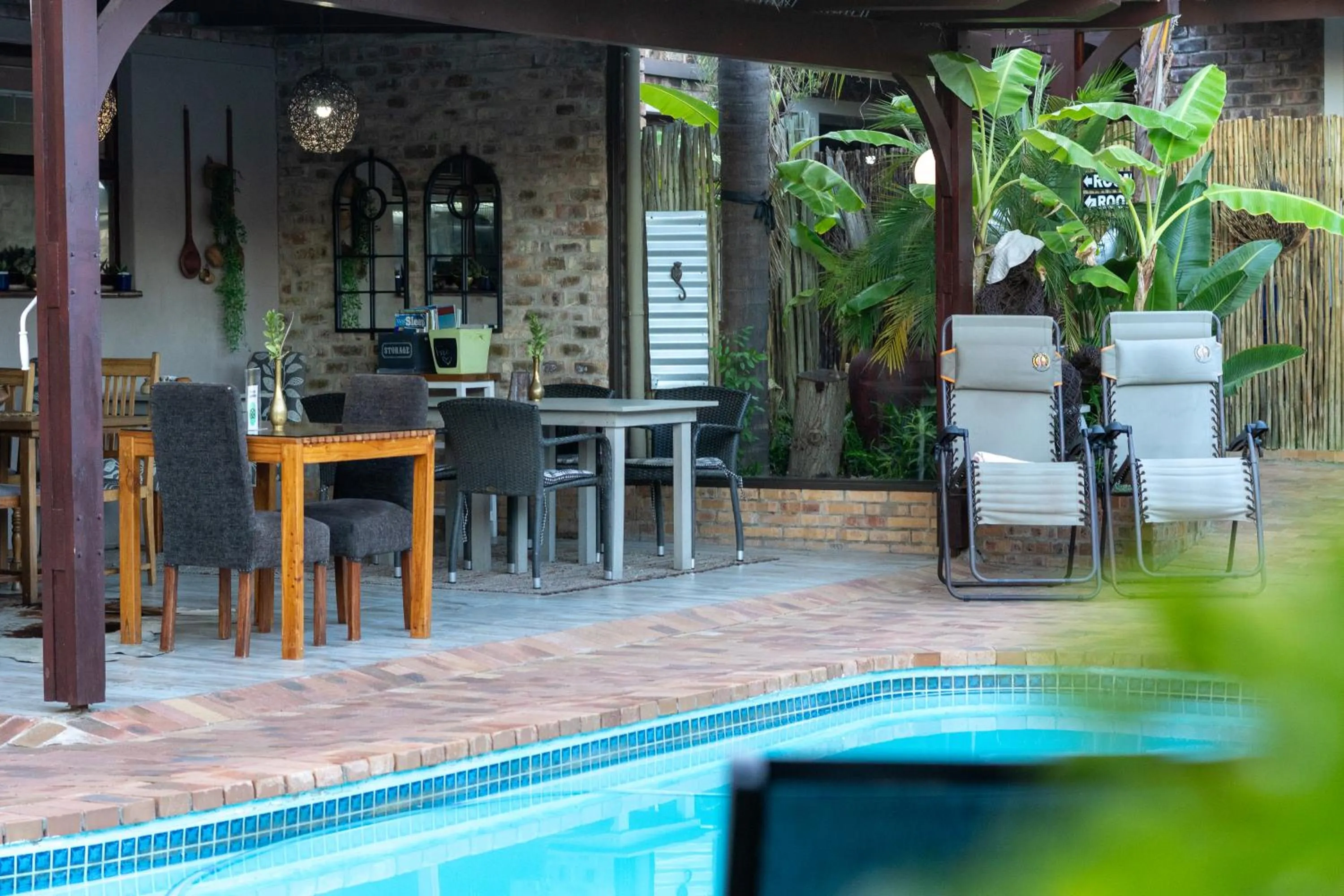 Patio in Earthbound Guest House