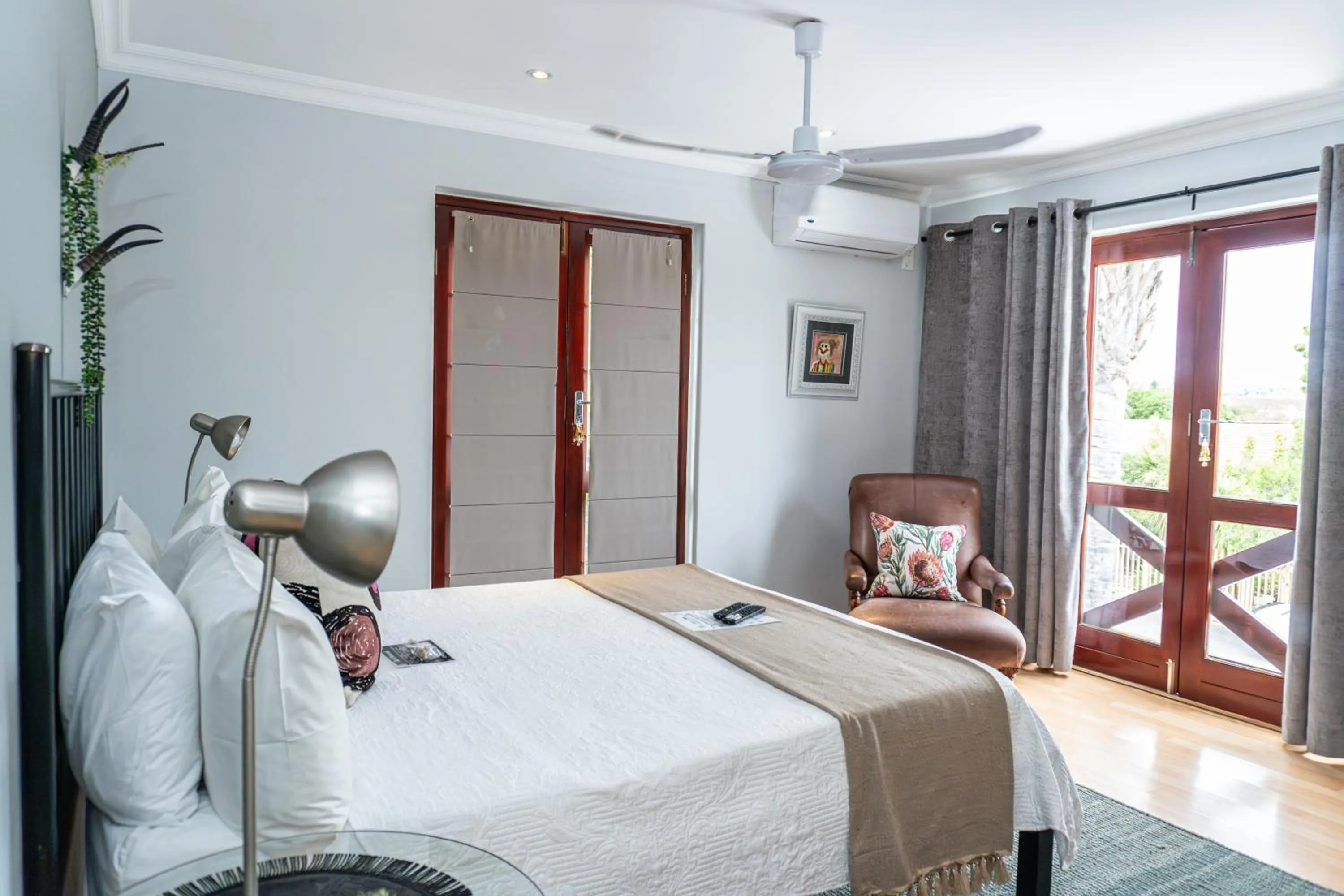 Bed in Earthbound Guest House