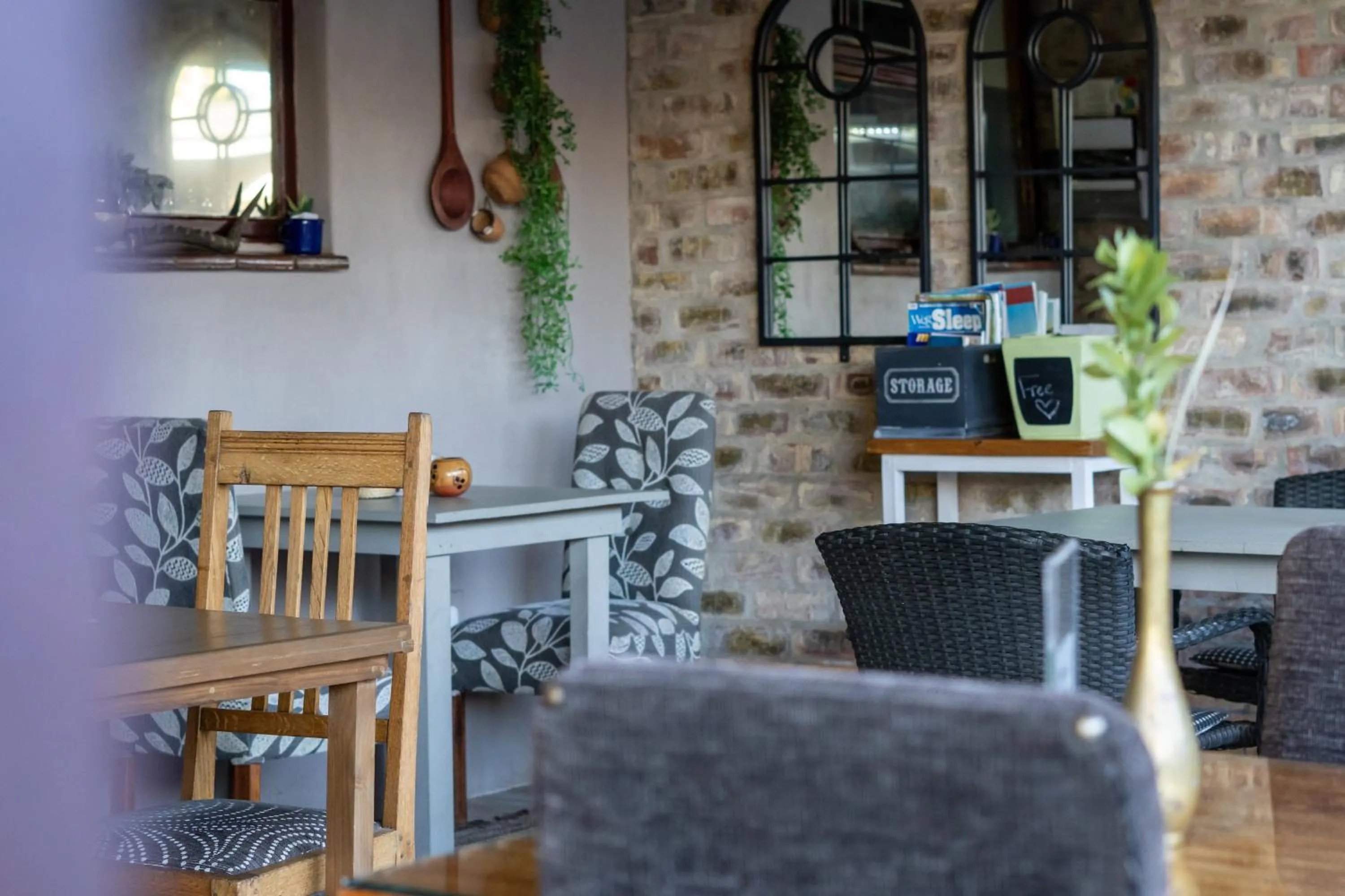 Seating area in Earthbound Guest House