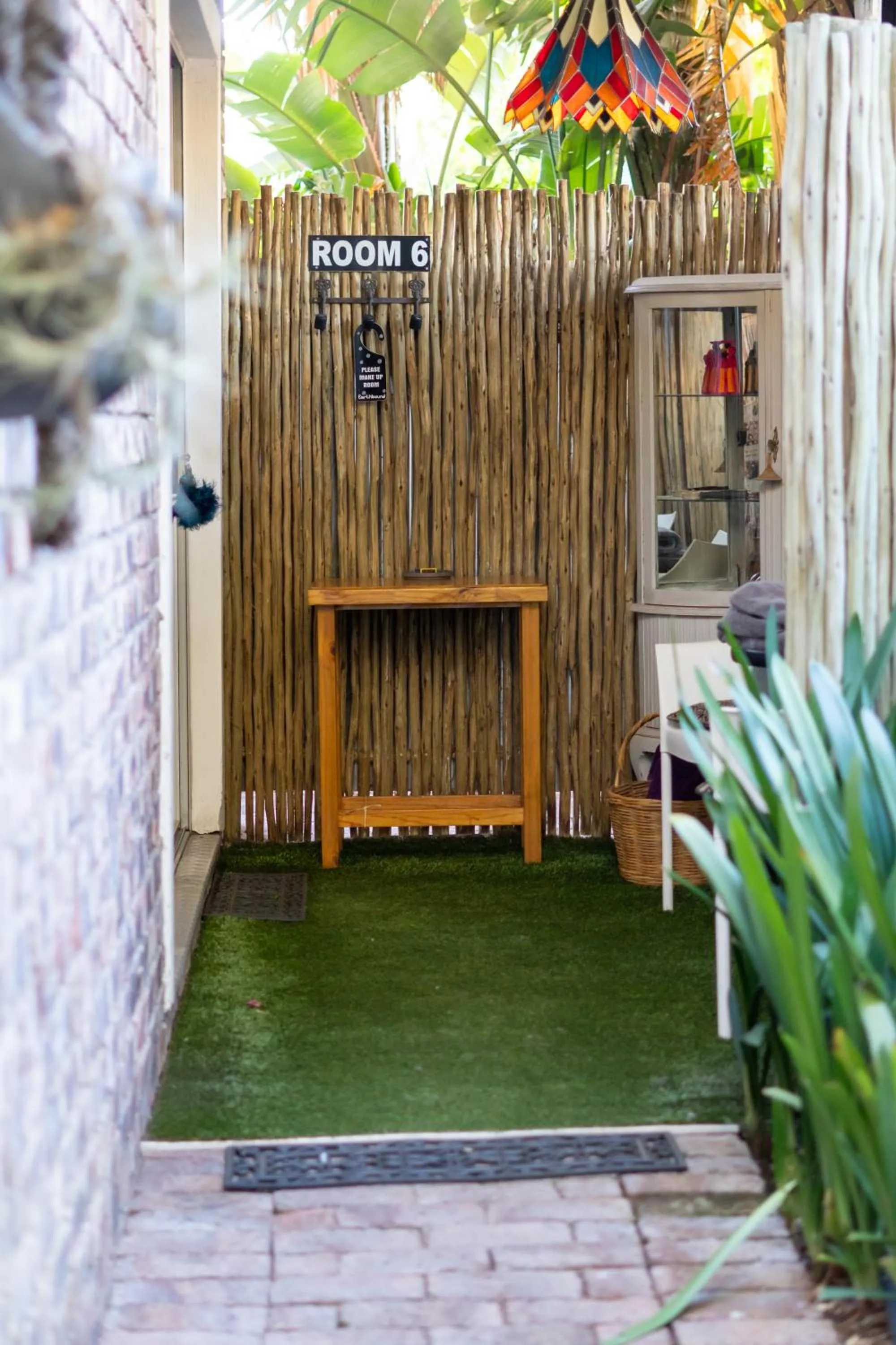 Decorative detail in Earthbound Guest House