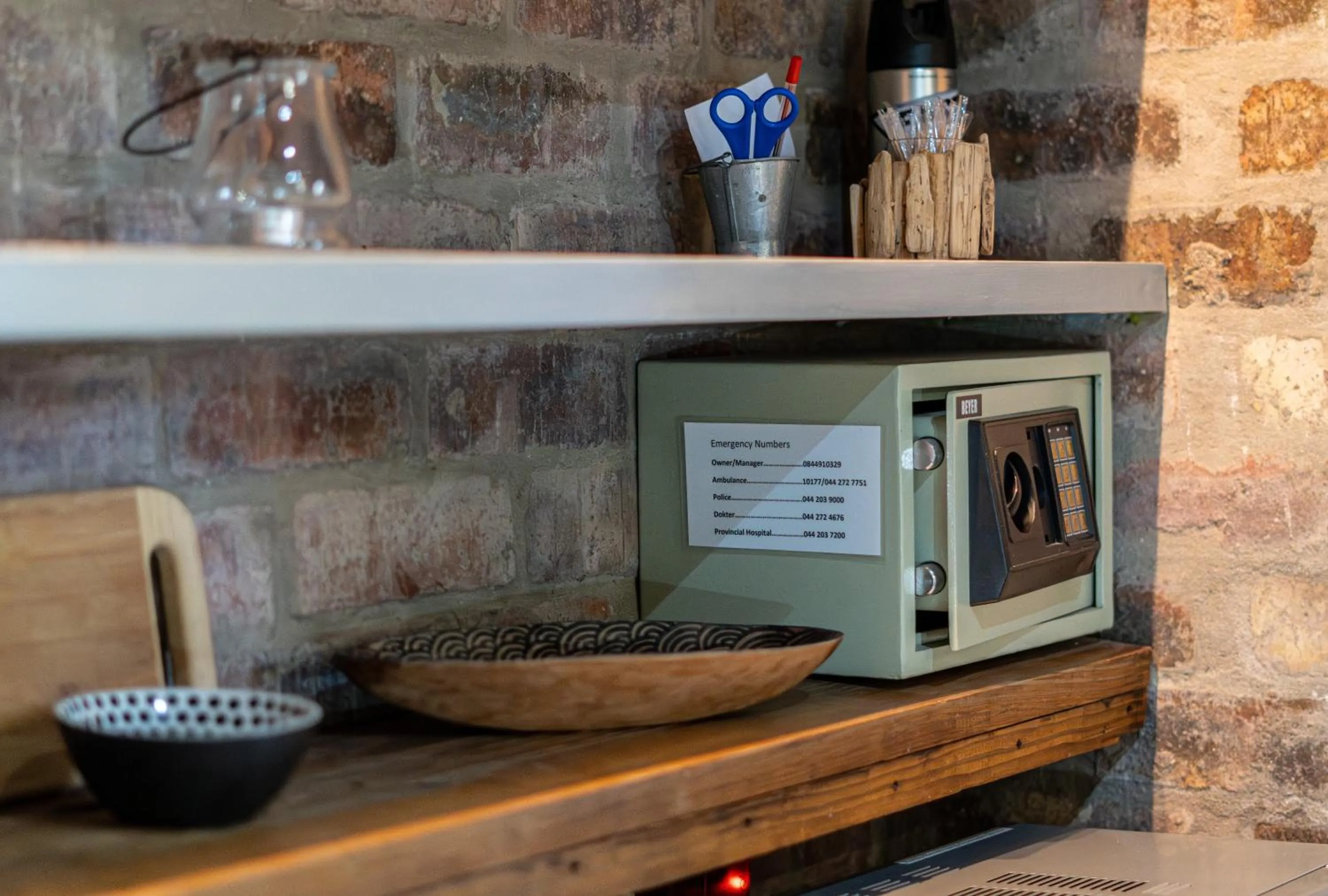 safe in Earthbound Guest House